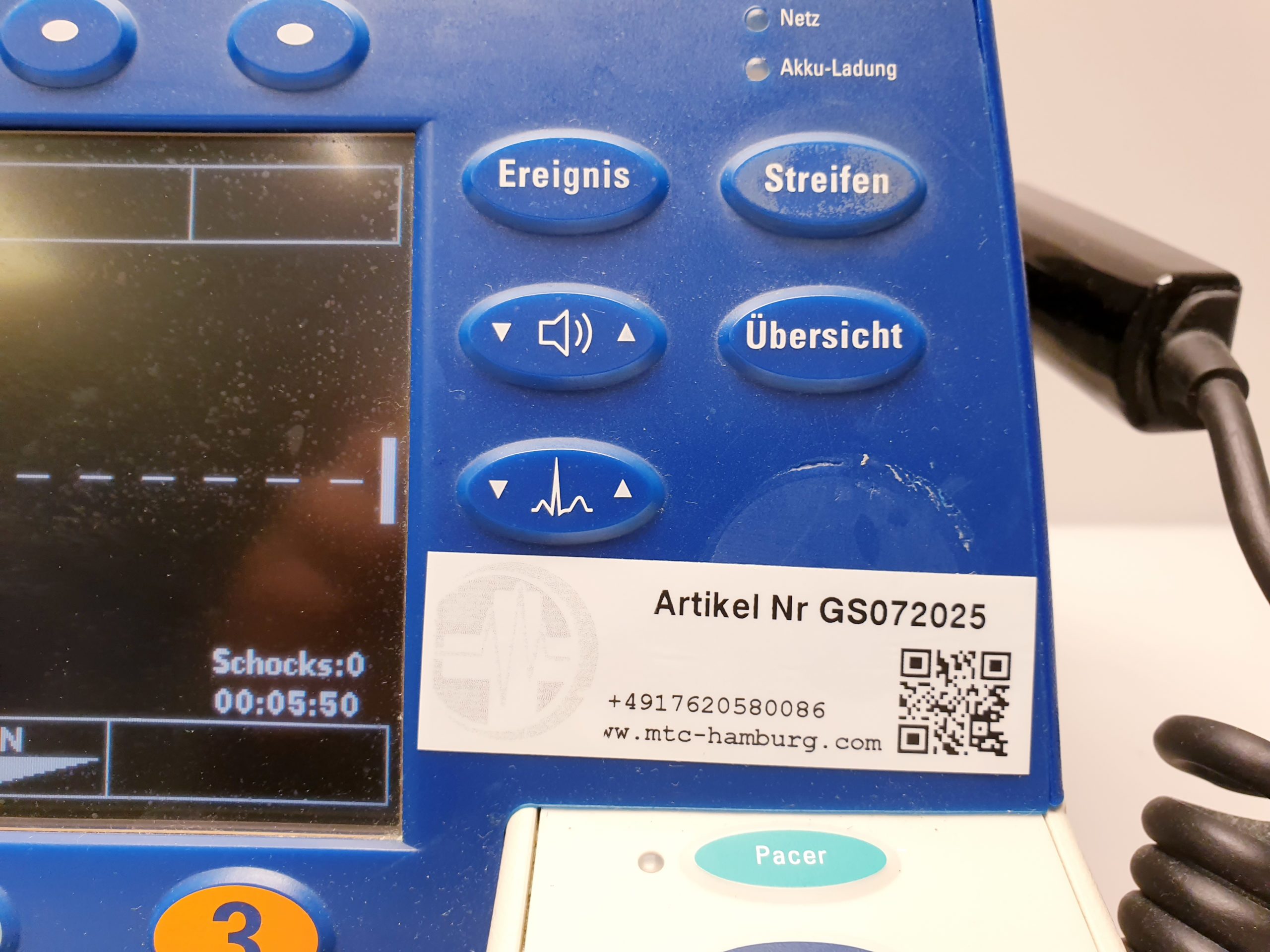 Philips Heartstart XL Biphasic Defibrillator with ECG Monitoring – Bild 9