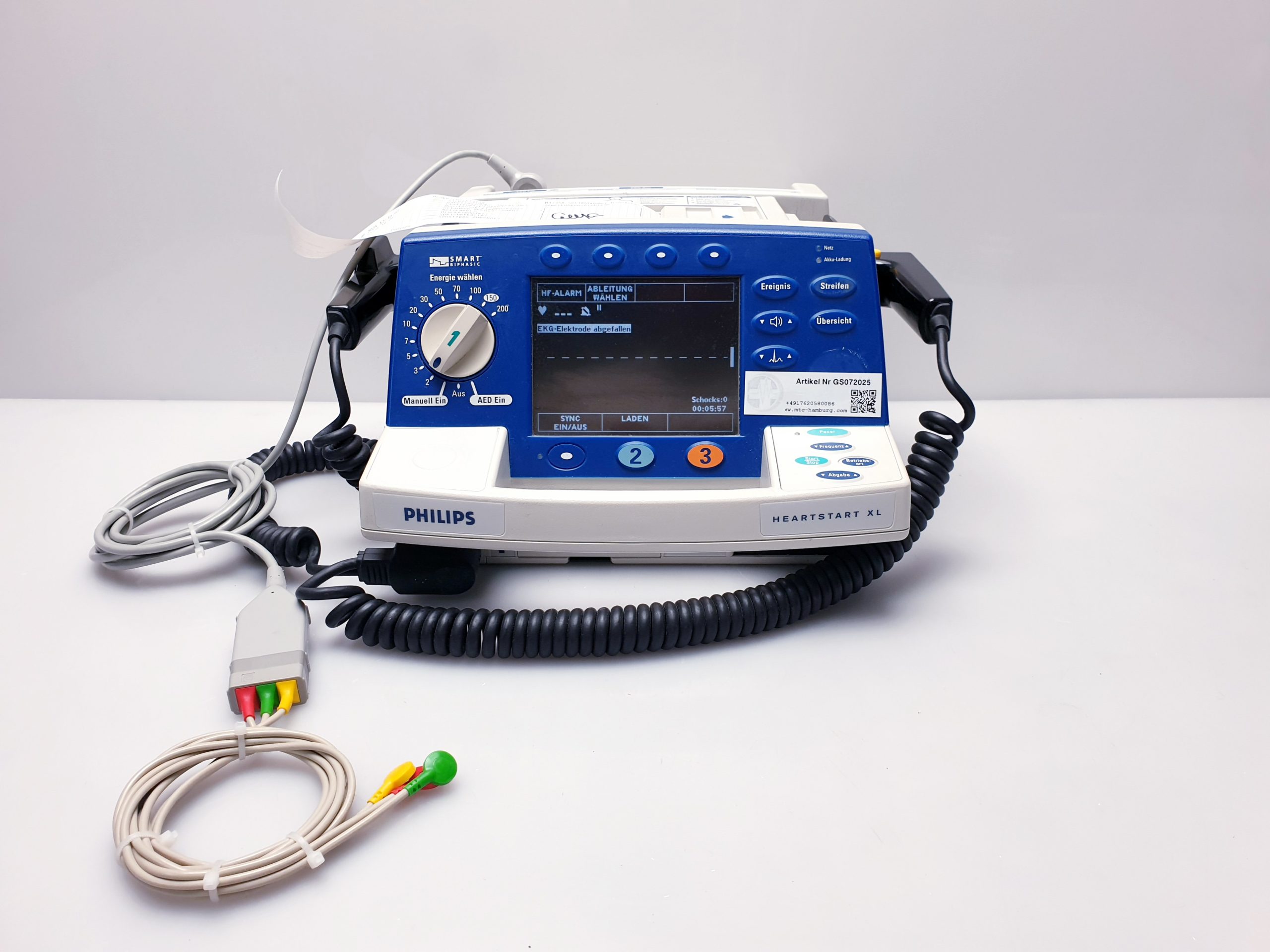 Philips Heartstart XL Biphasic Defibrillator with ECG Monitoring – Bild 10
