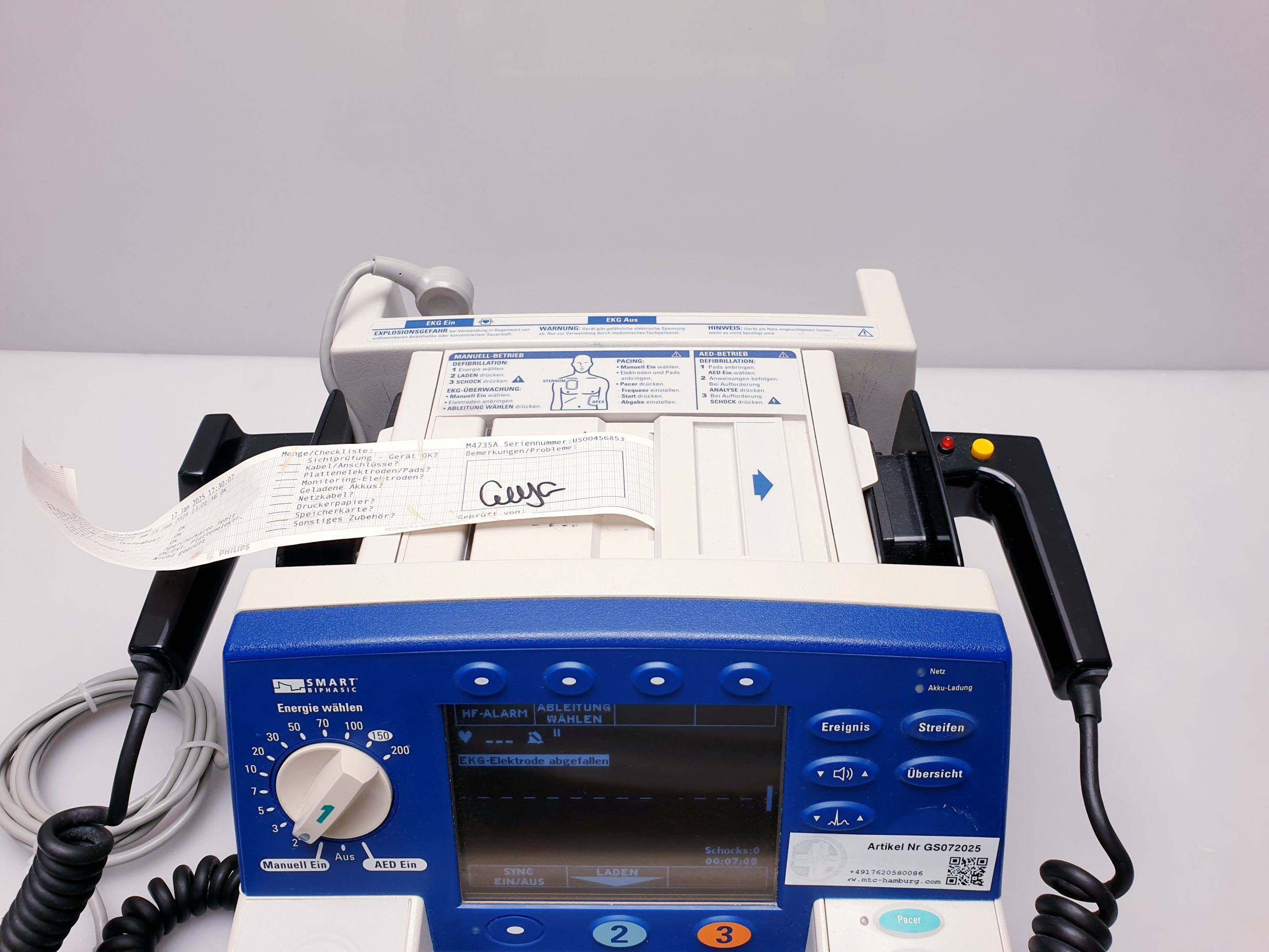 Philips Heartstart XL Biphasic Defibrillator with ECG Monitoring – Bild 14