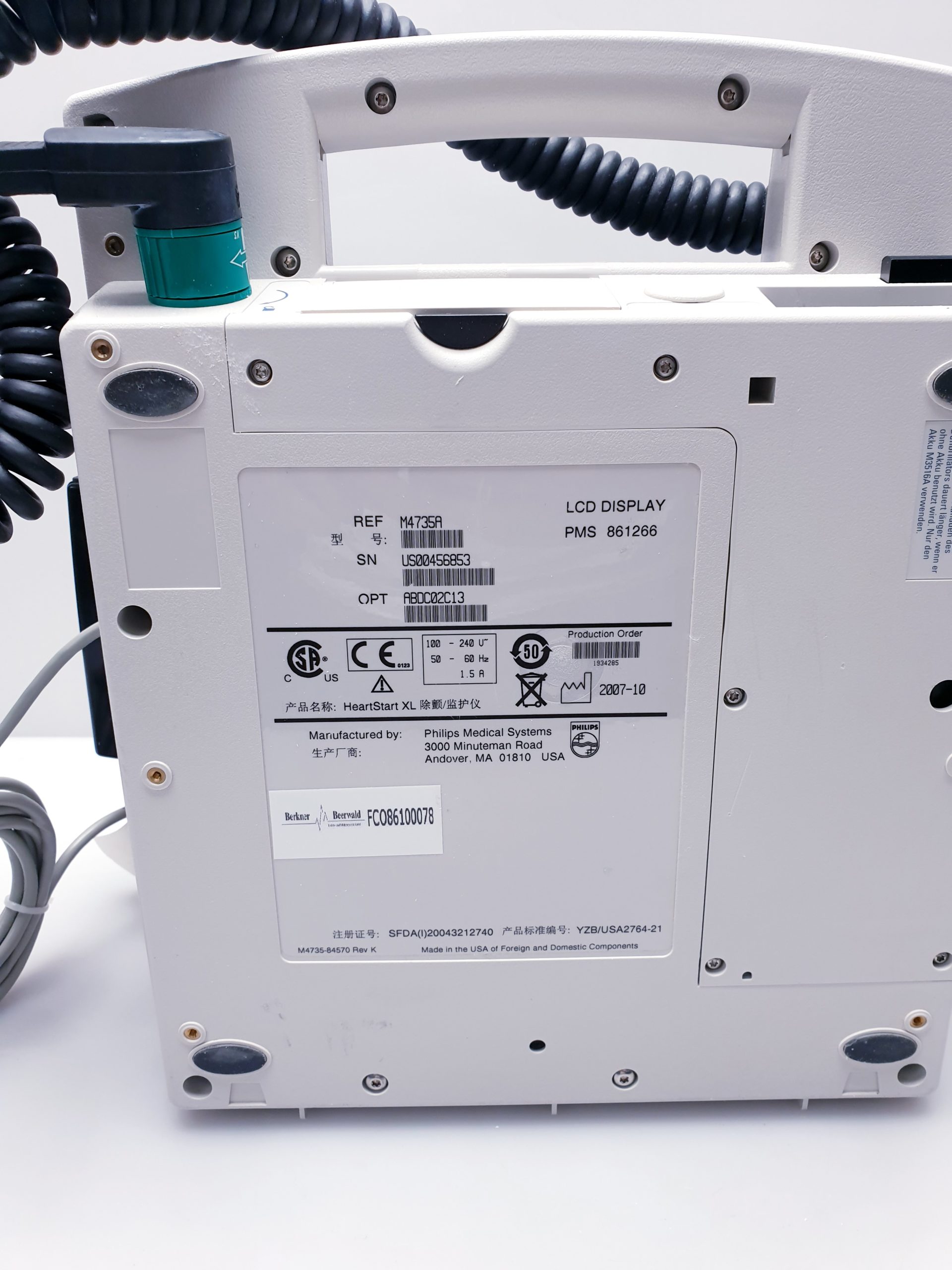 Philips Heartstart XL Biphasic Defibrillator with ECG Monitoring – Bild 19