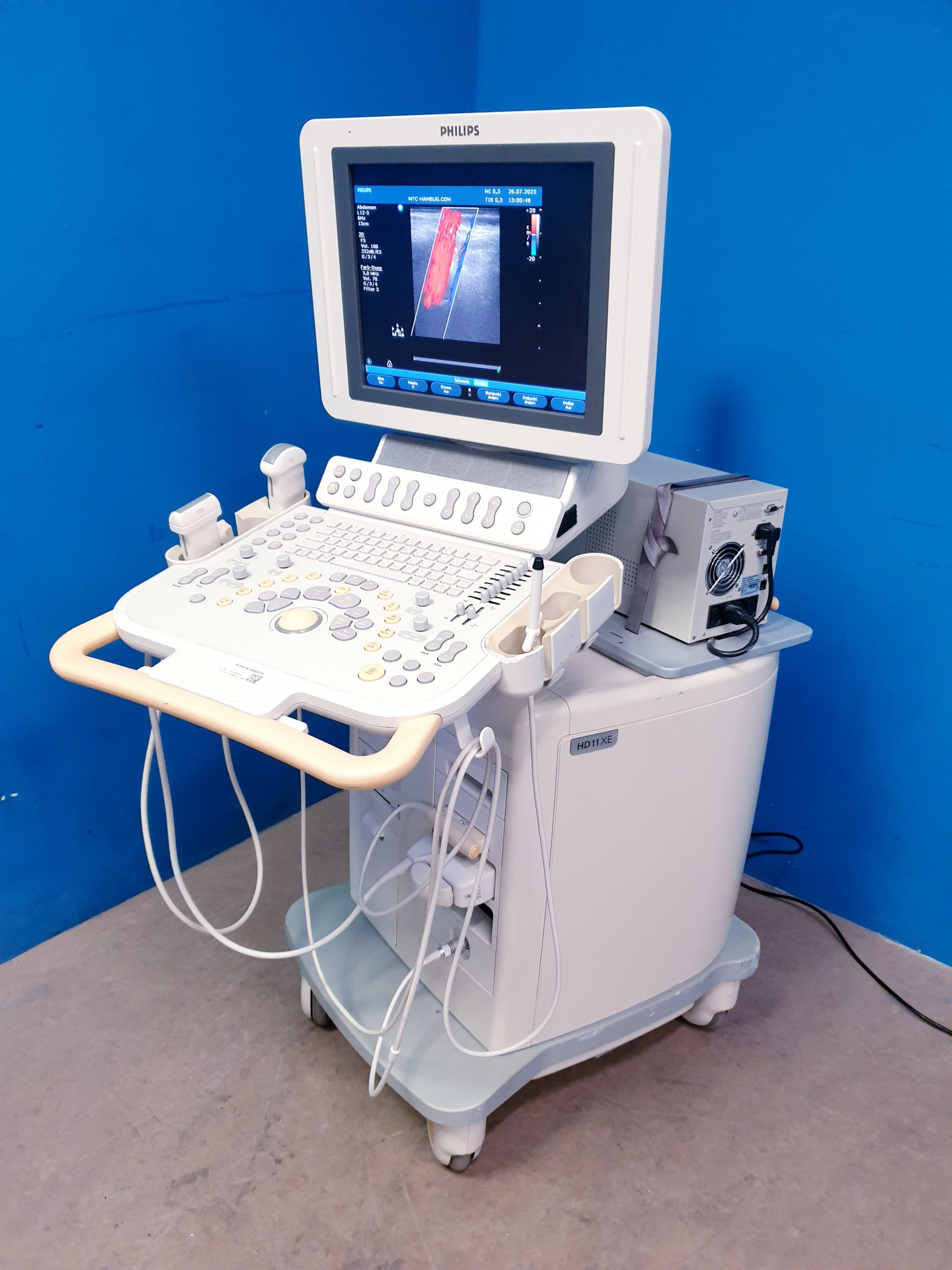 Philips HD11XE – HD 11 XE Farbdoppler+C5-2 Konvex+L12-3 Linear+ Pencil D5cwc CW Sonde – Bild 5