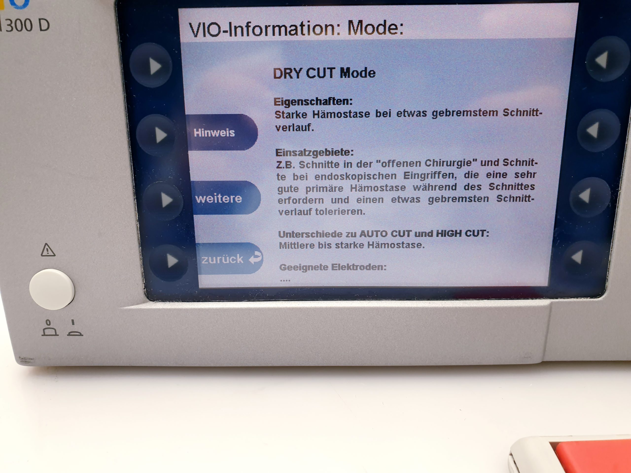 Erbe VIO300D - VIO 300 D mit Fußpedall – Bild 6