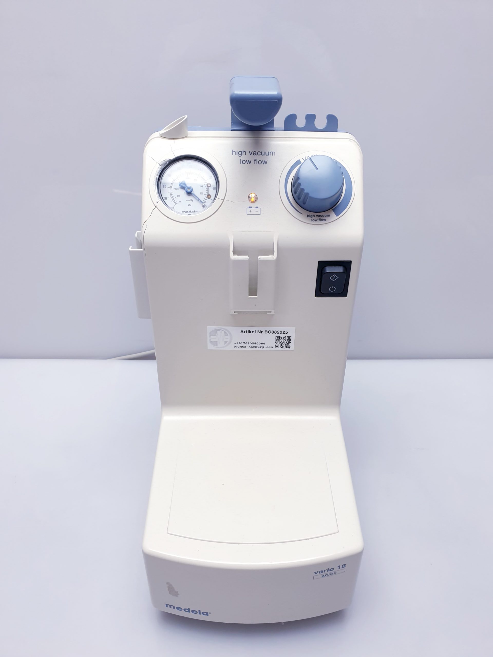 Medela Vario 18 Absauger Defekt – Drehknopf ohne Funktion – macht Gerräusche – defekt – Bild 3