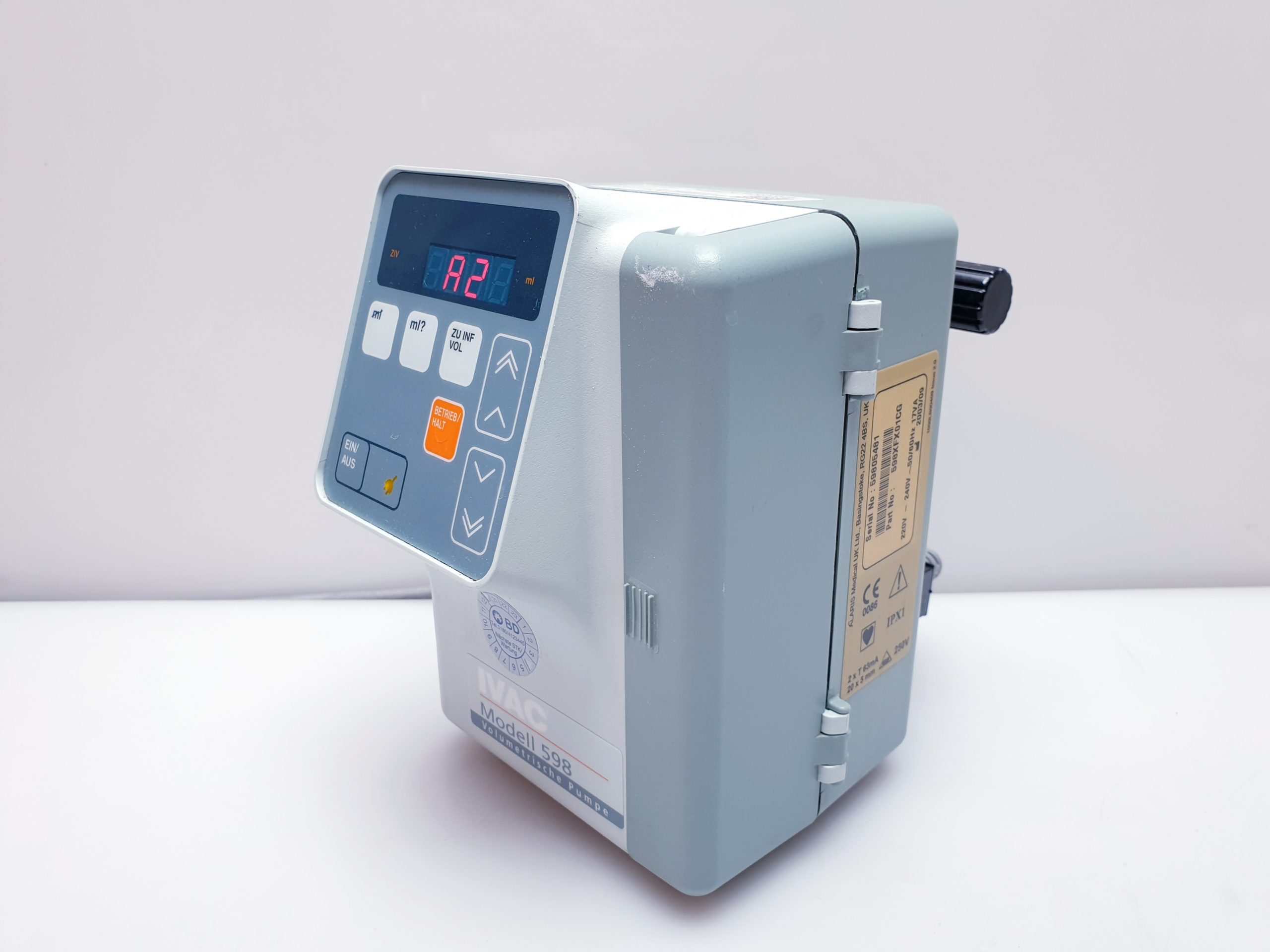 IVAC 598 Volumetrische Pumpe – Bild 6