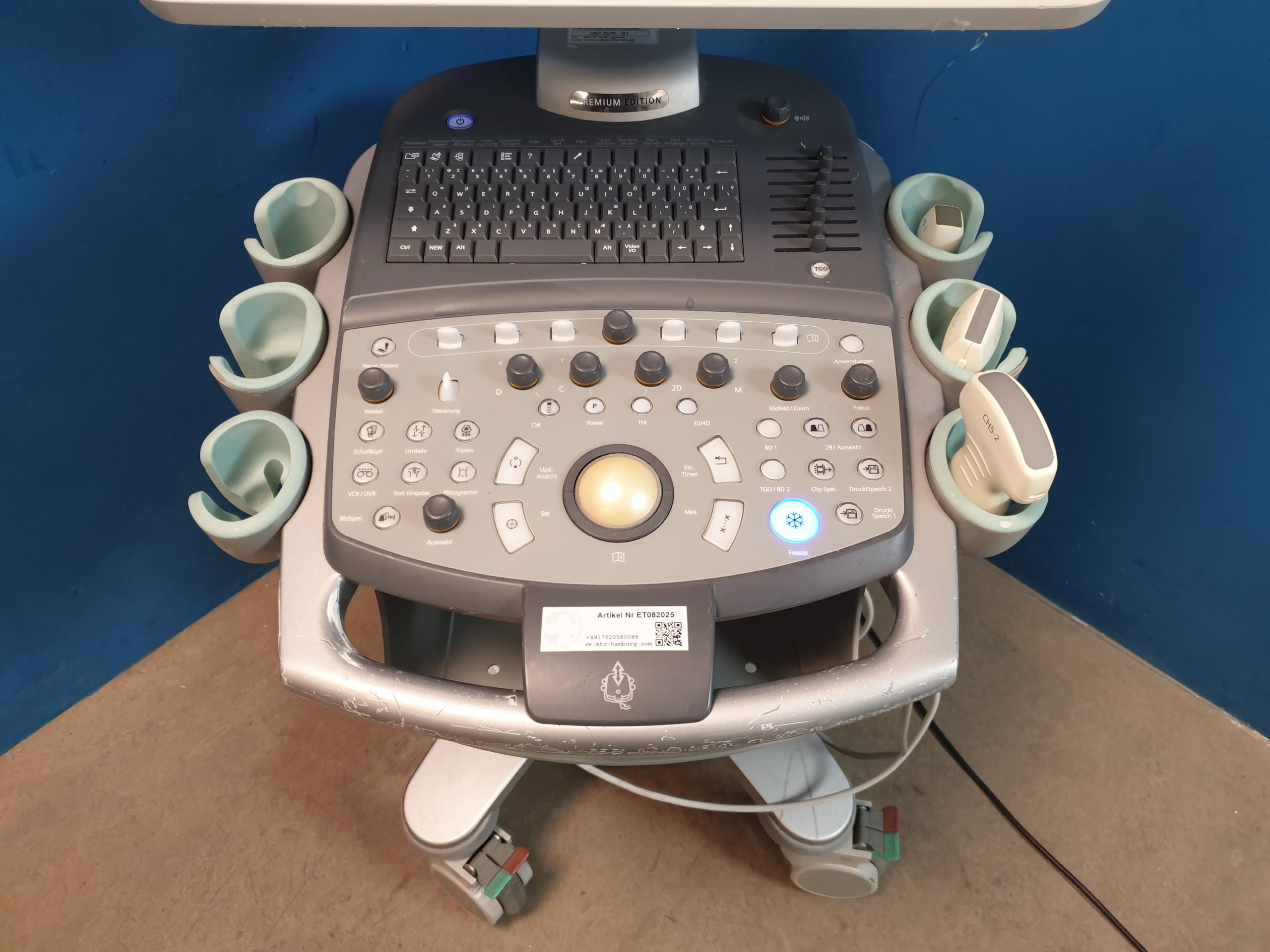 SIEMENS ACUSON X300 X 300 Premium Edition + CH5-2 Konvex + VF10-5 Linear + P5-1 – Bild 5