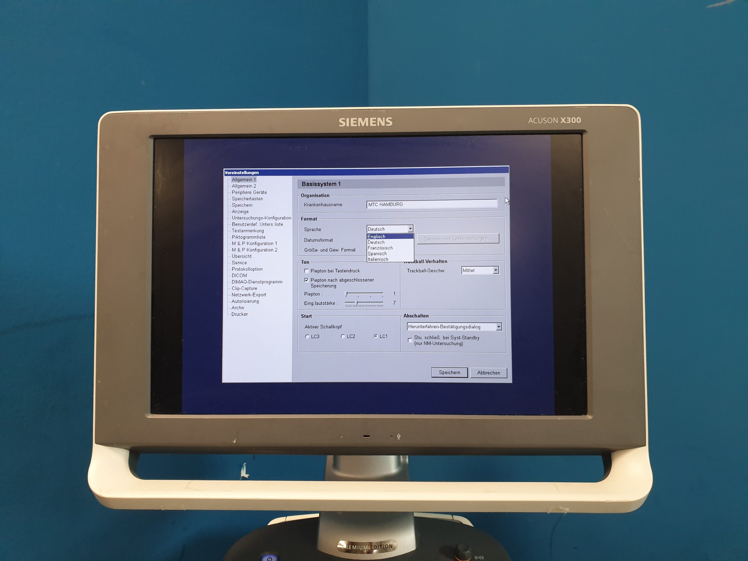 SIEMENS ACUSON X300 X 300 Premium Edition + CH5-2 Konvex + VF10-5 Linear + P5-1 – Bild 16