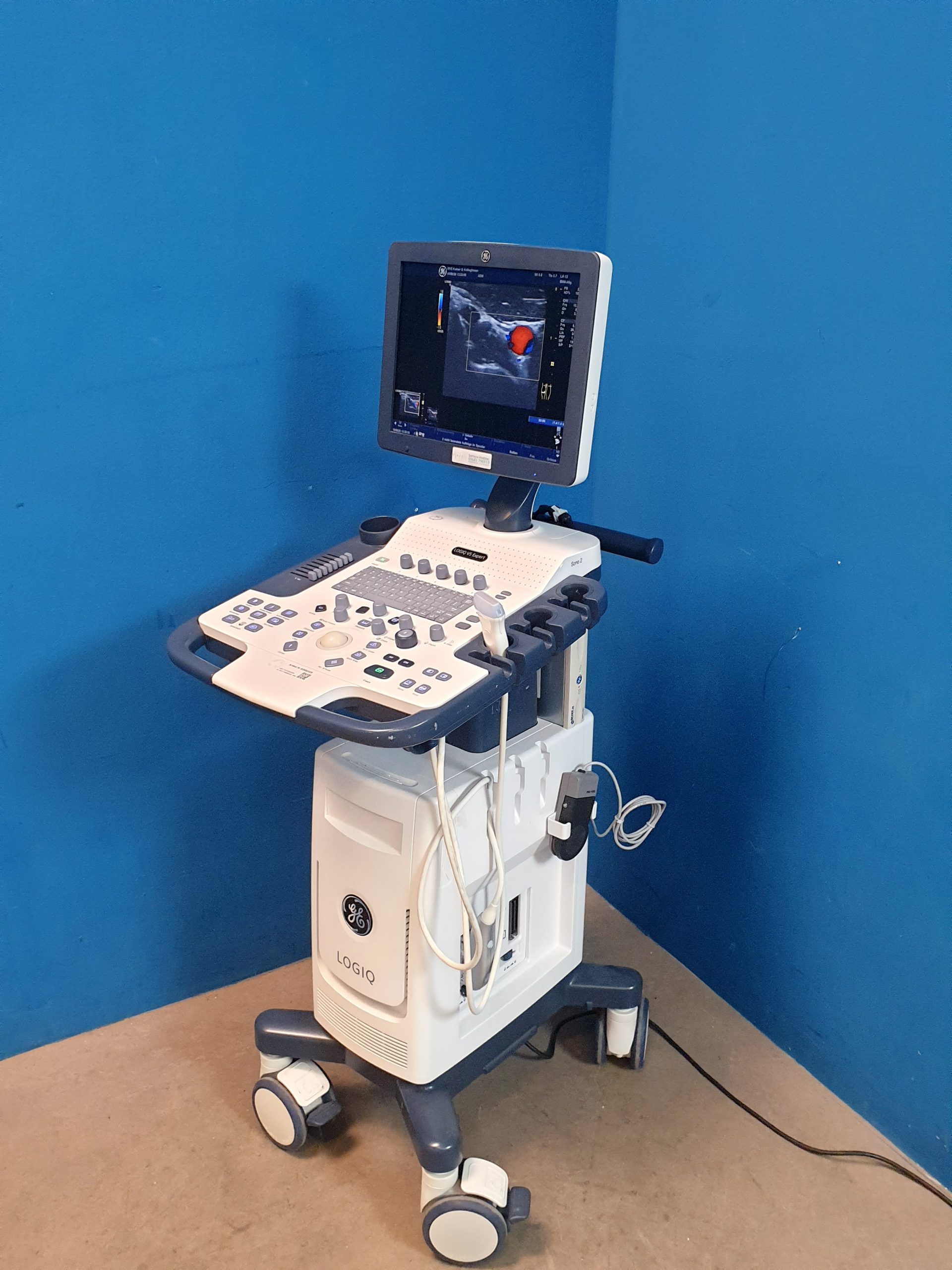 GE Logiq V5 Expert Ultraschallgerät + L6-12 RS Linear Sonde DOM 2016 – Bild 4