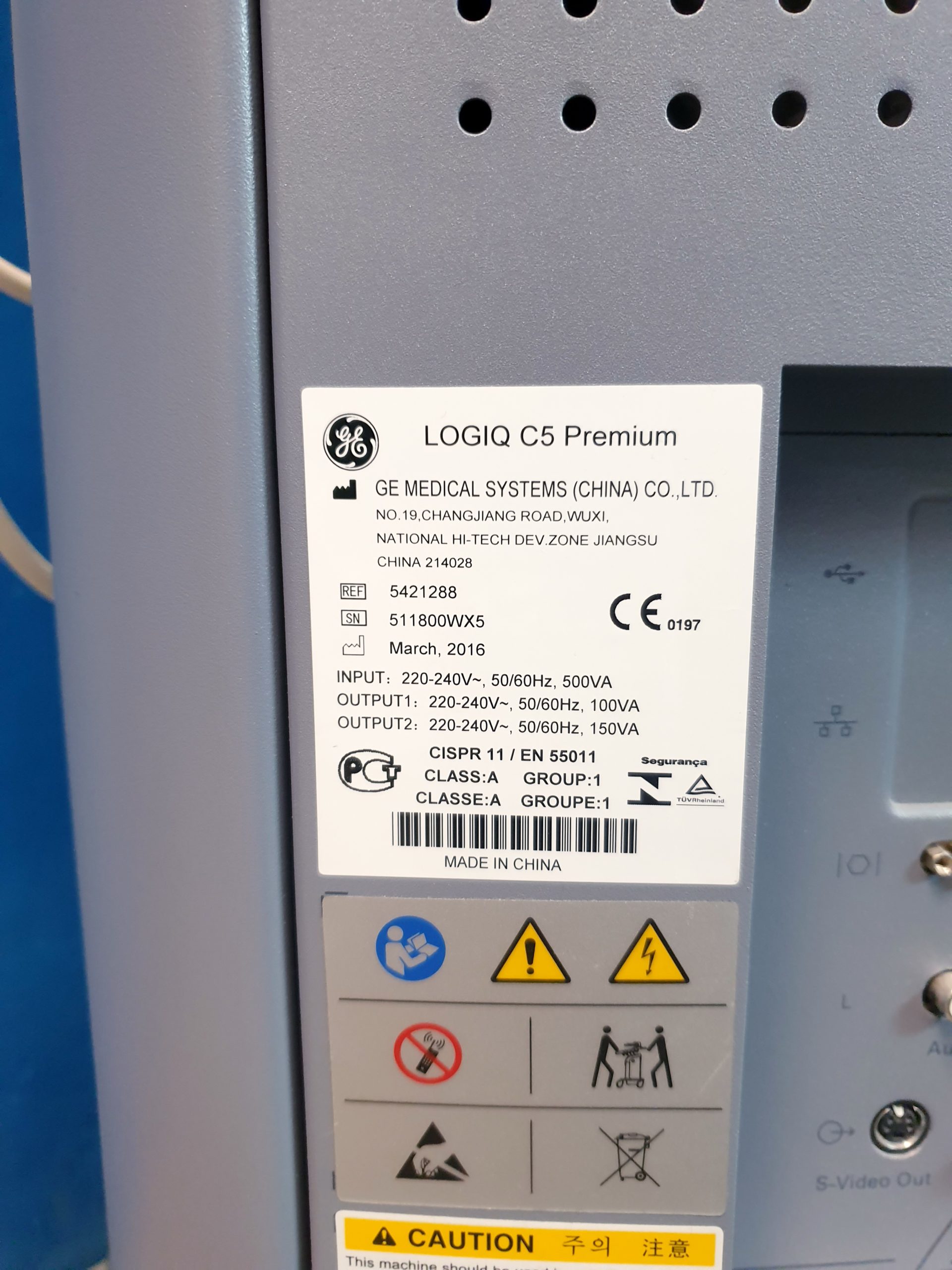 GE Logiq C5 Premium + L6-12-RS Linear Sonde - DOM 2016 – Bild 18