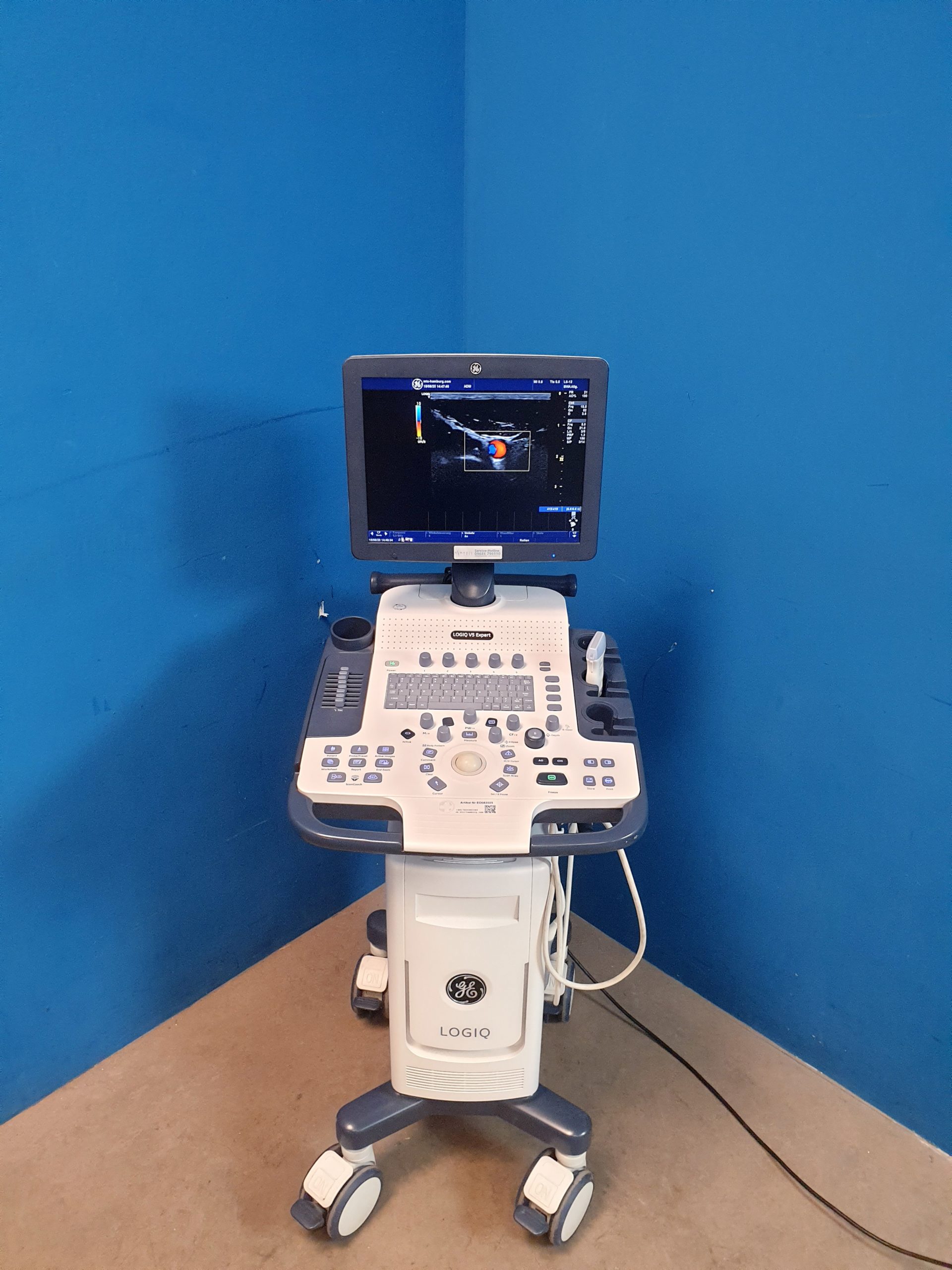 GE Logiq V5 Expert Ultraschallgerät + L6-12 RS Linear Sonde DOM 2016 – Bild 15