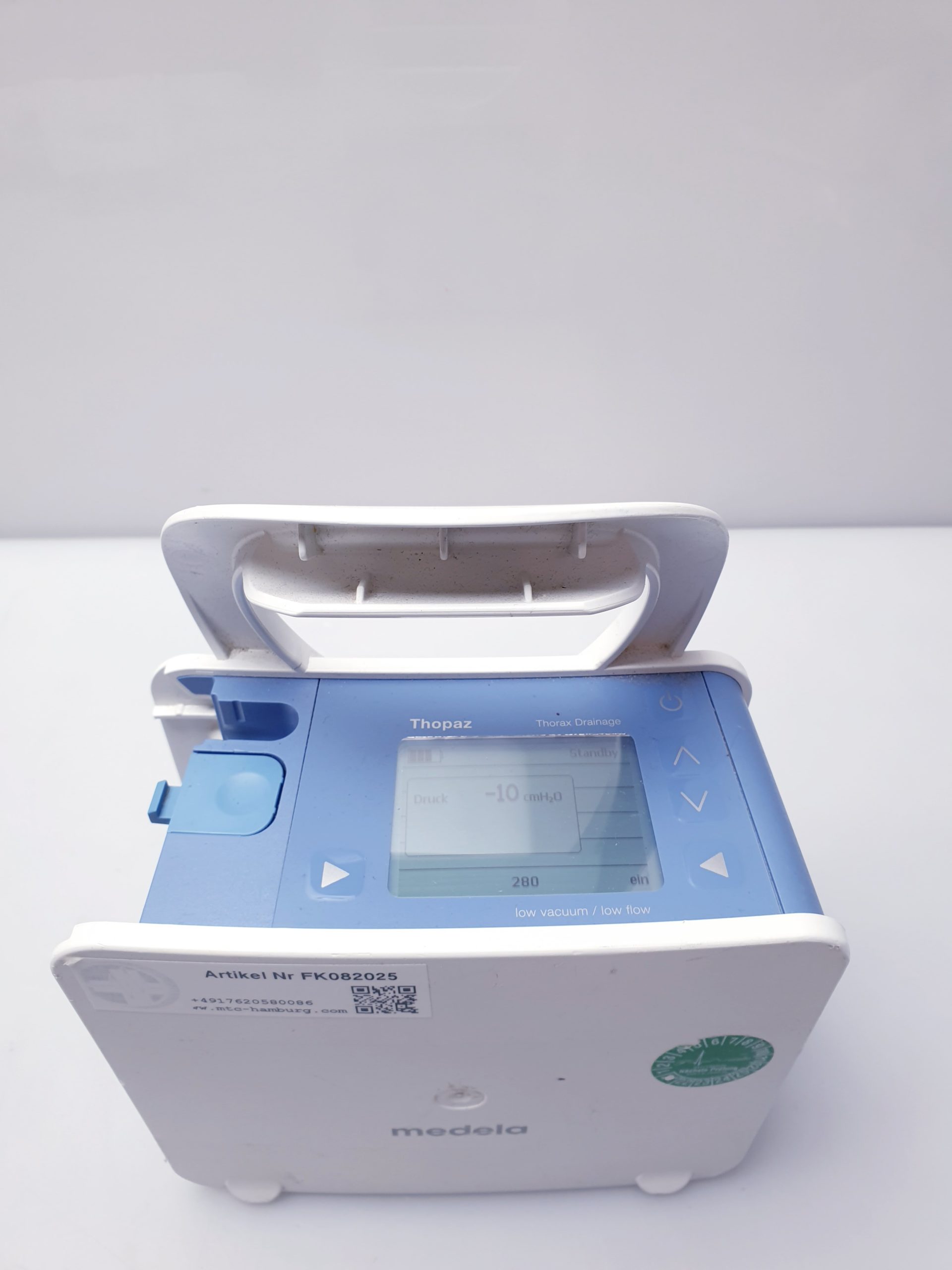 MEDELA Thopaz 200.2219 Pump Suction Thorax Drainage mit Ladekabel – Bild 11