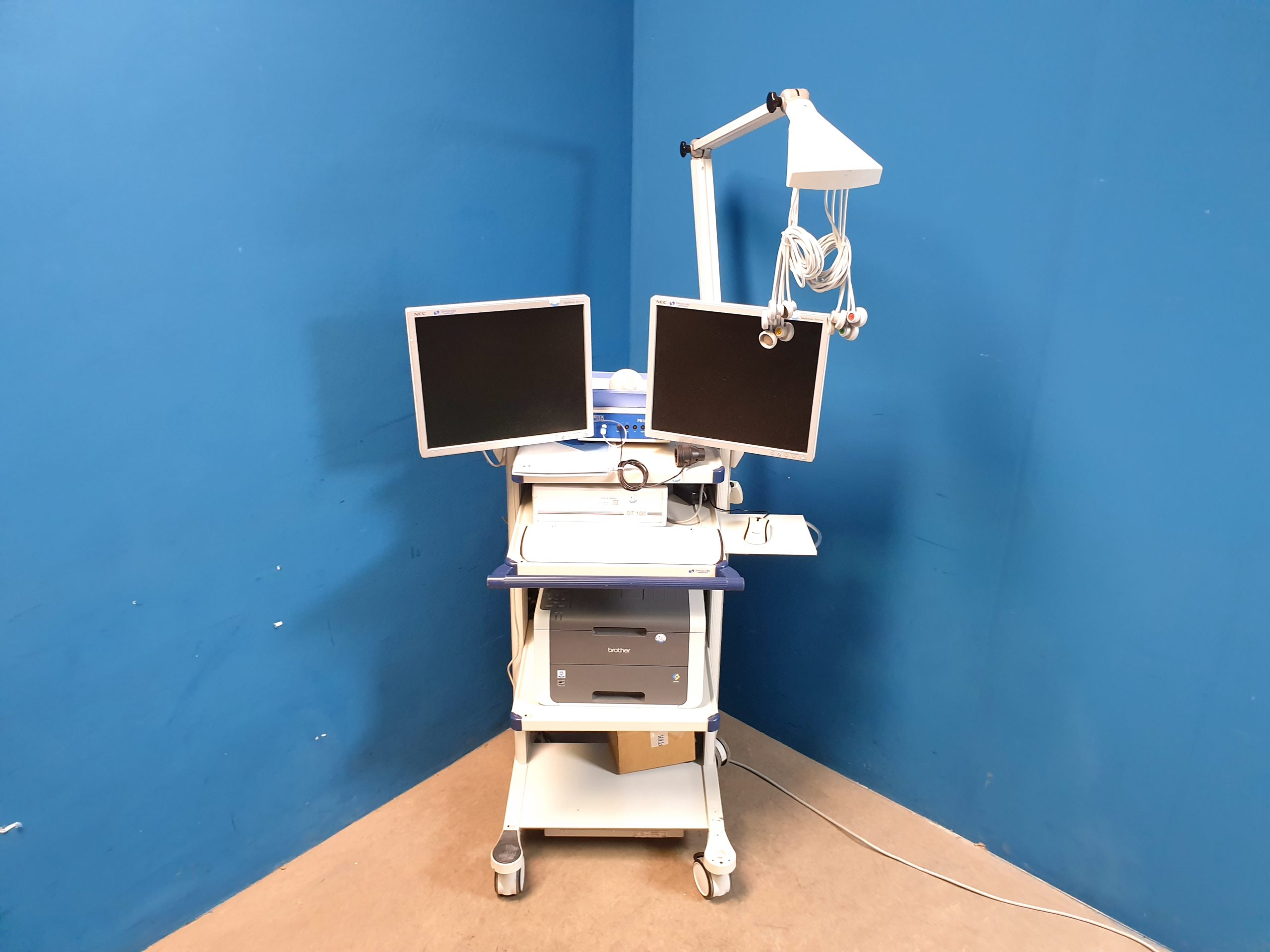 Strässle DT 100 + EKG Sauger + CORTEX METALYZER 3B Spirometrie Leistungsdiagnostik Ohne Rechner