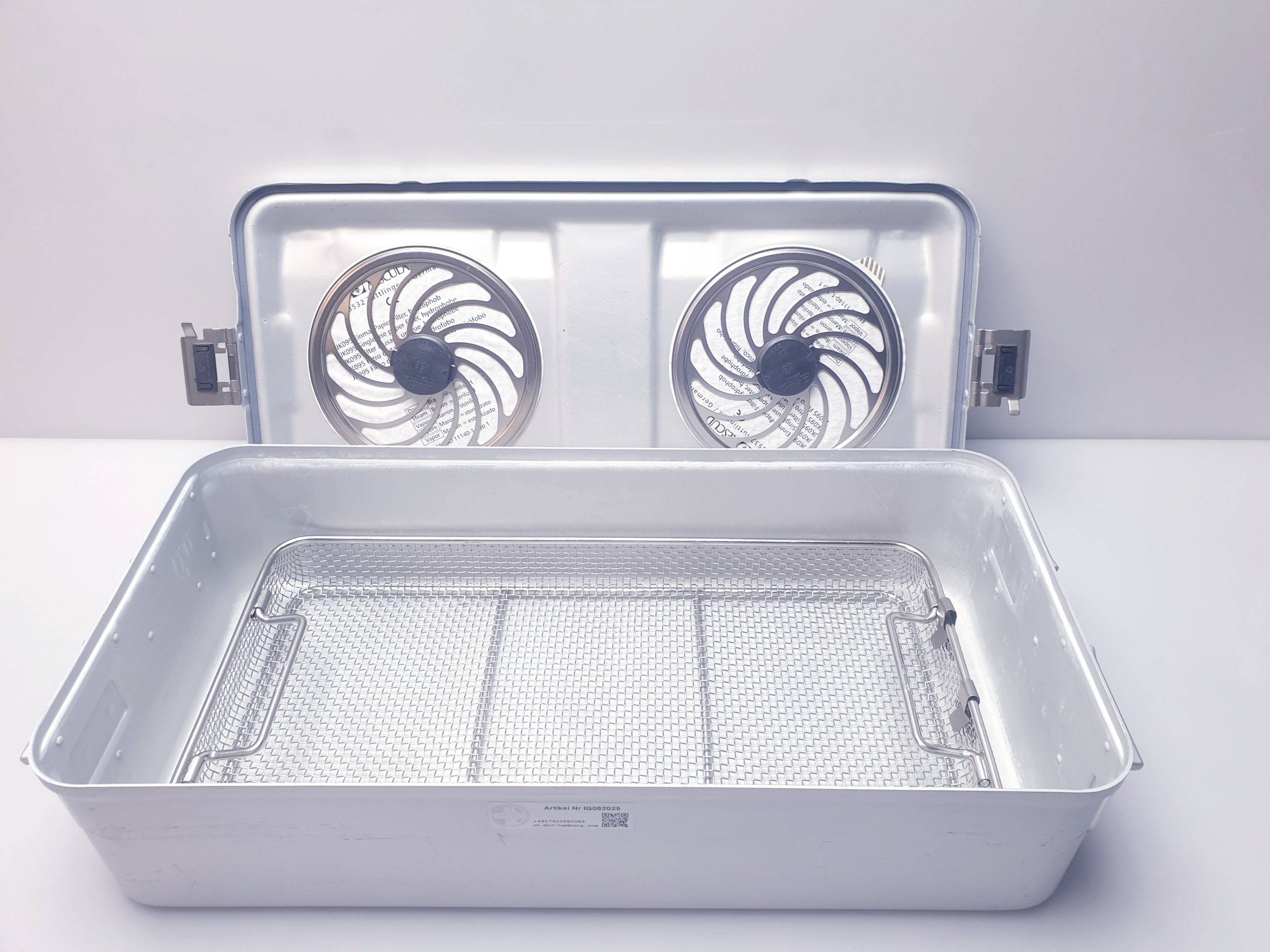 Aesculap JK442 Steribox Sterikontainer - Sterilisationsbehälter ca 59 X 27 X 15 – Bild 4