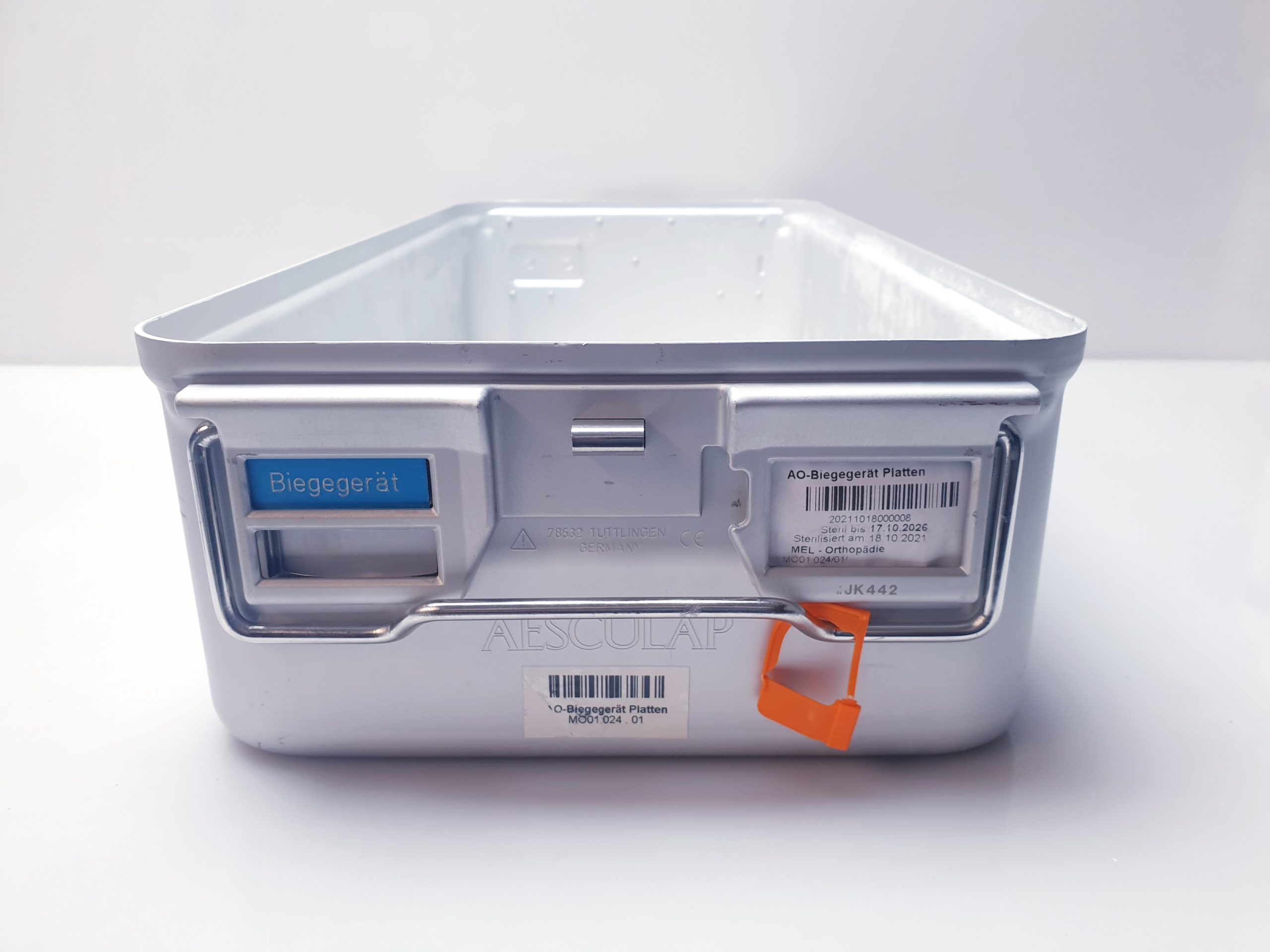 Aesculap JK442 Steribox Sterikontainer - Sterilisationsbehälter ca 59 X 27 X 15 – Bild 12