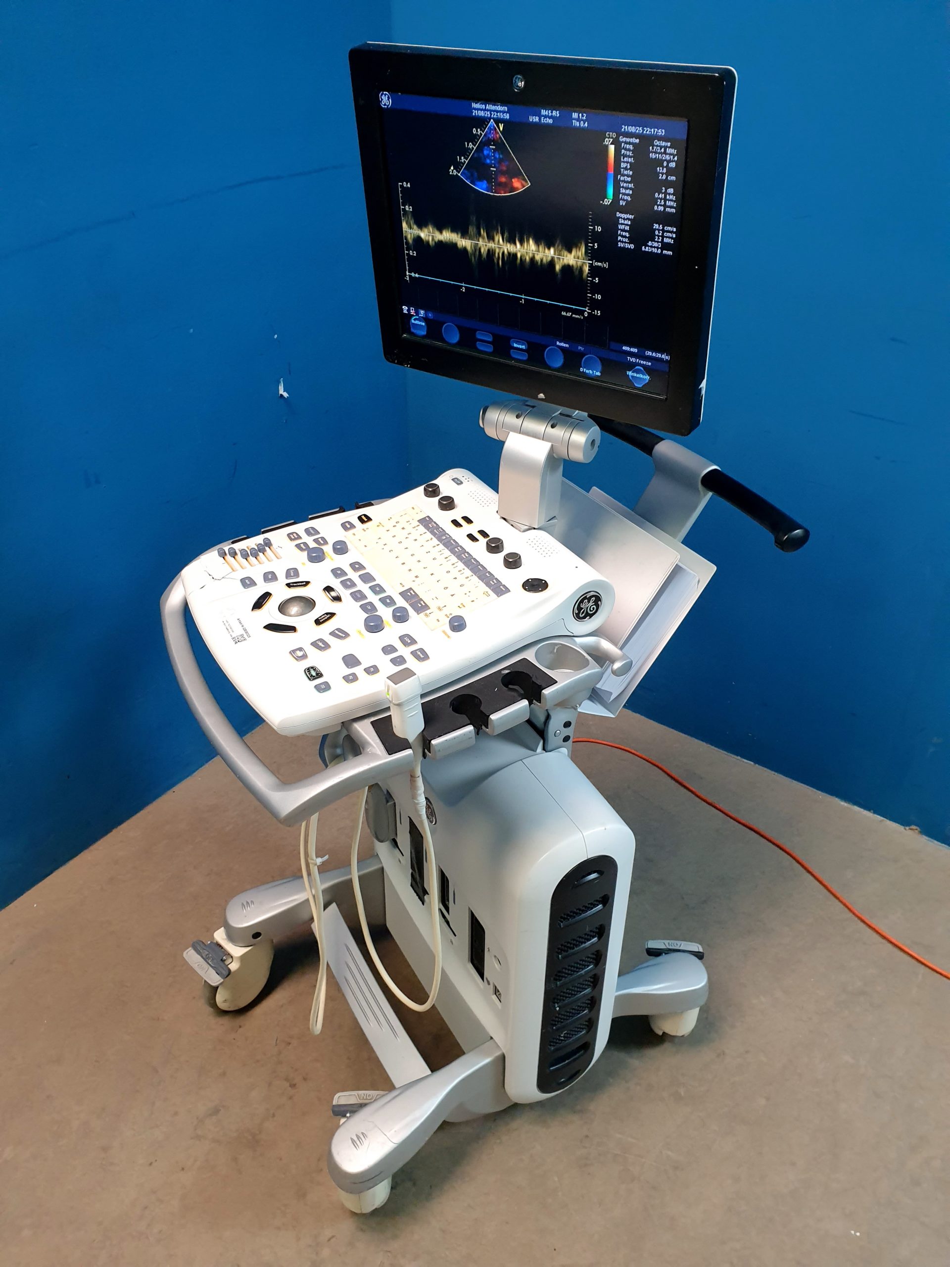 GE Vivid + M4S- RS Kardio Sonde -defekt - Optischer Fehler – Bild 6