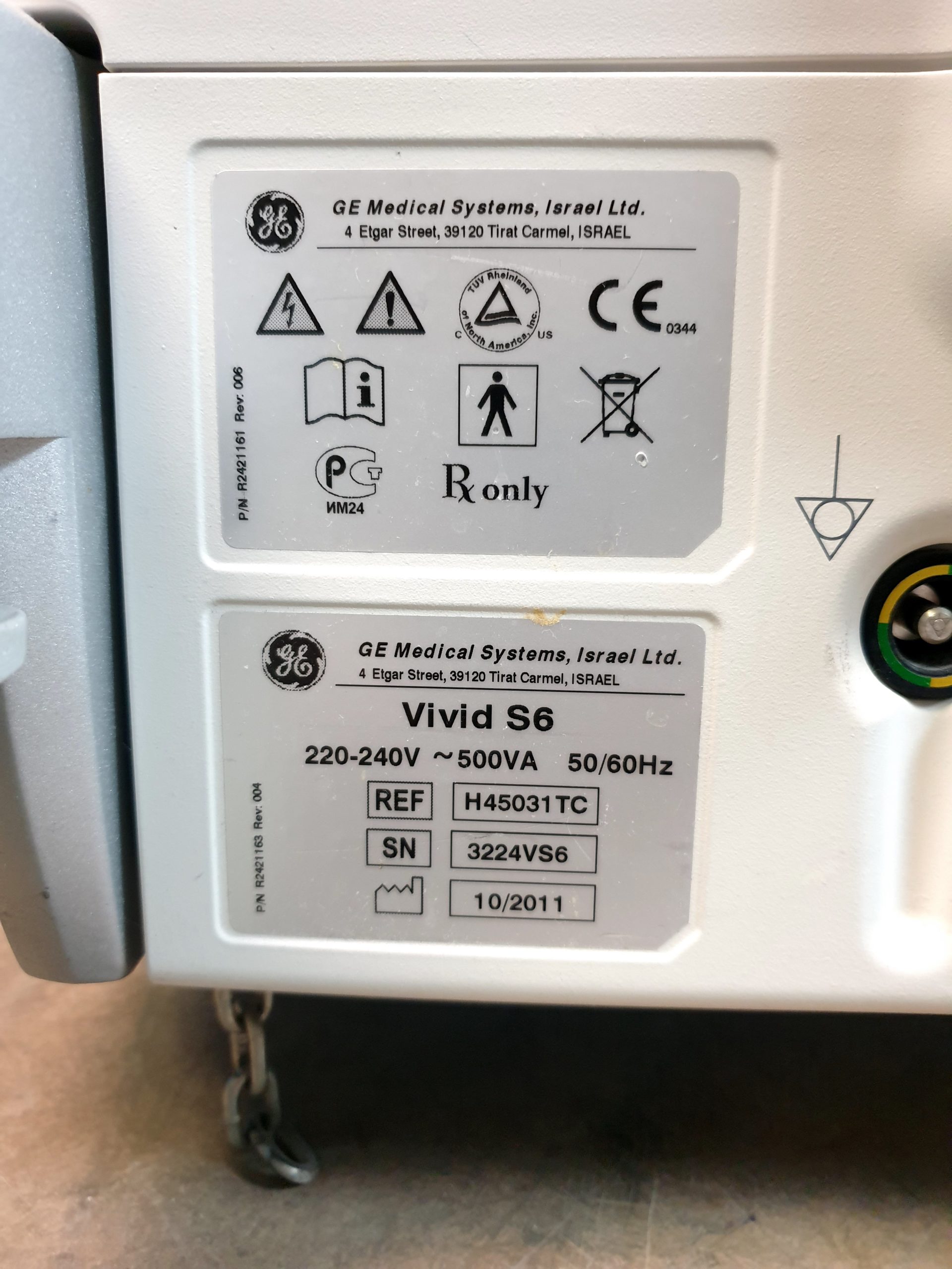 GE Vivid + M4S- RS Kardio Sonde -defekt - Optischer Fehler – Bild 15