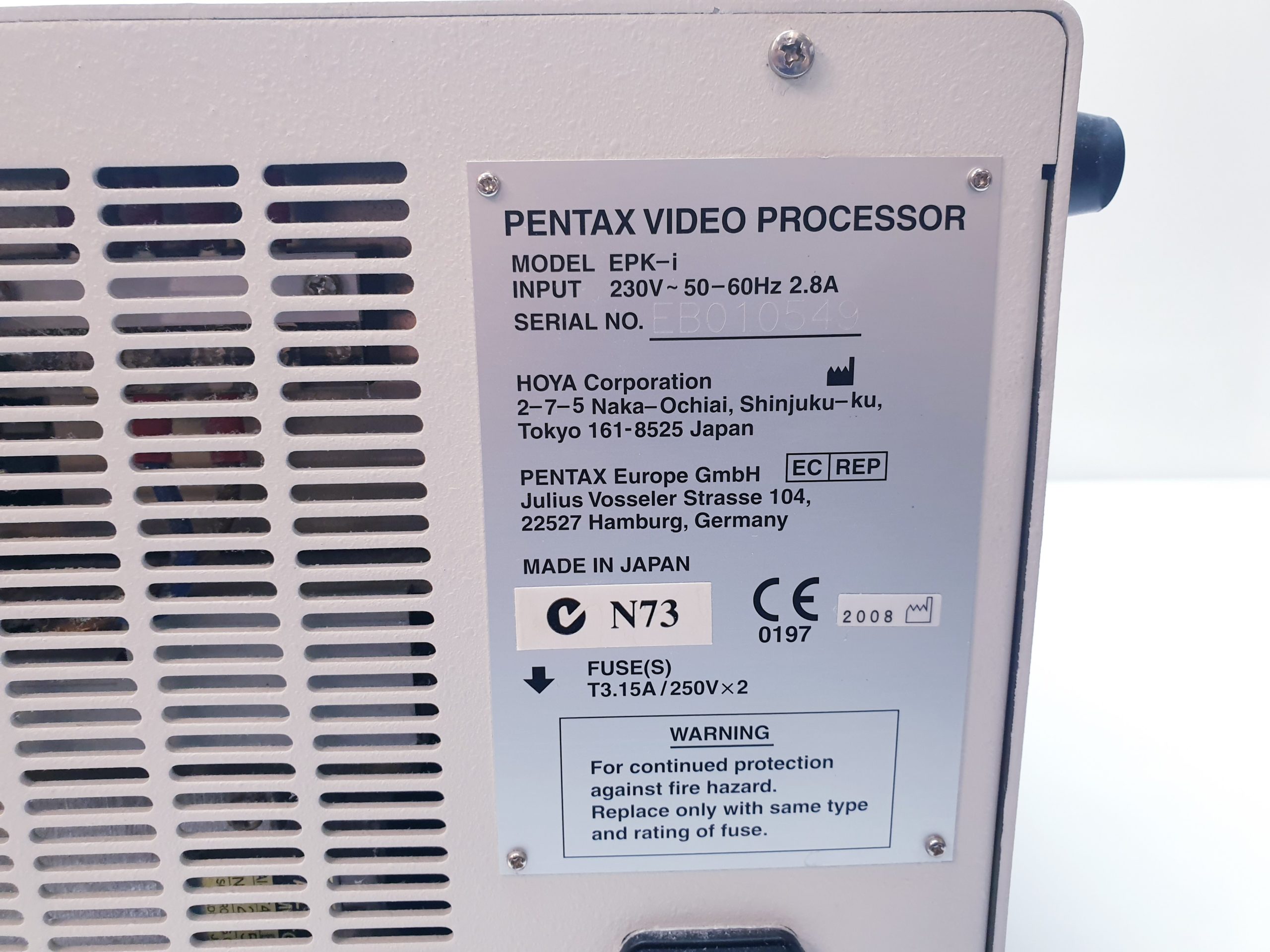 Pentax EPK-i EPKI Videoprozessor – Bild 16