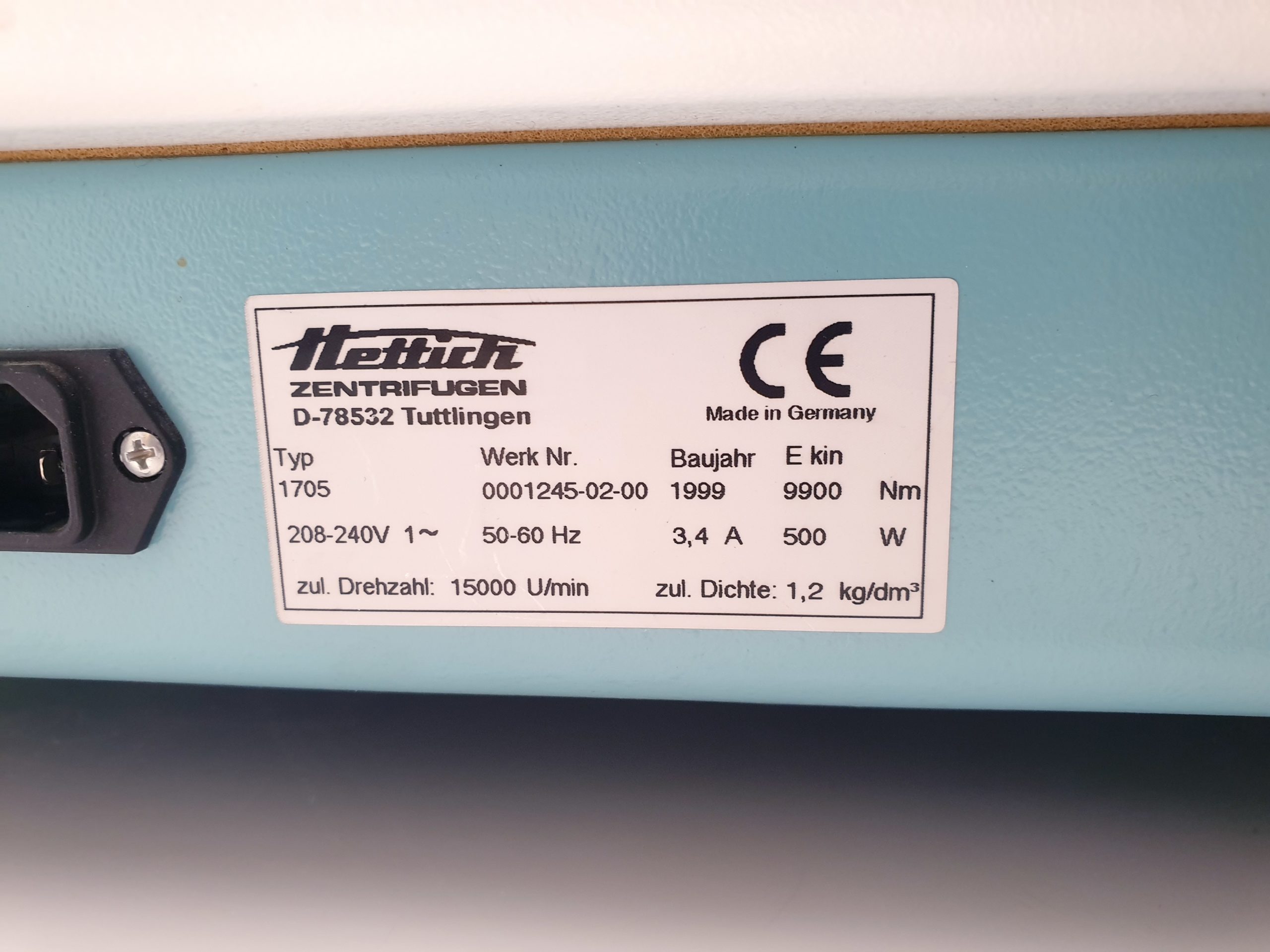 Hettich Rotina 35 Typ. 1705 Zentrifuge – Bild 13