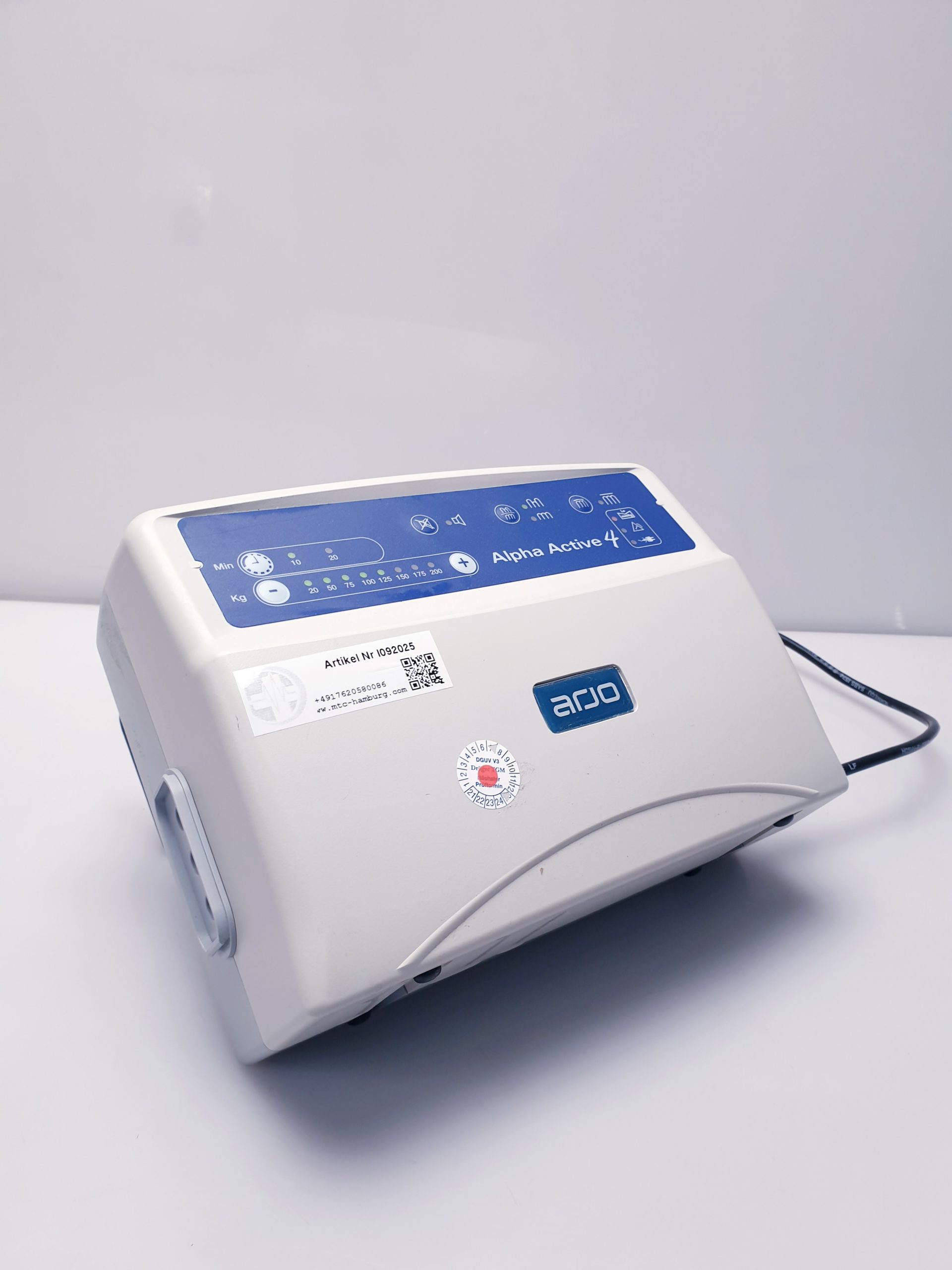 ARJO ALPHA ACTIVCE 4 Matratzenpumpe - Pumpe – Bild 6