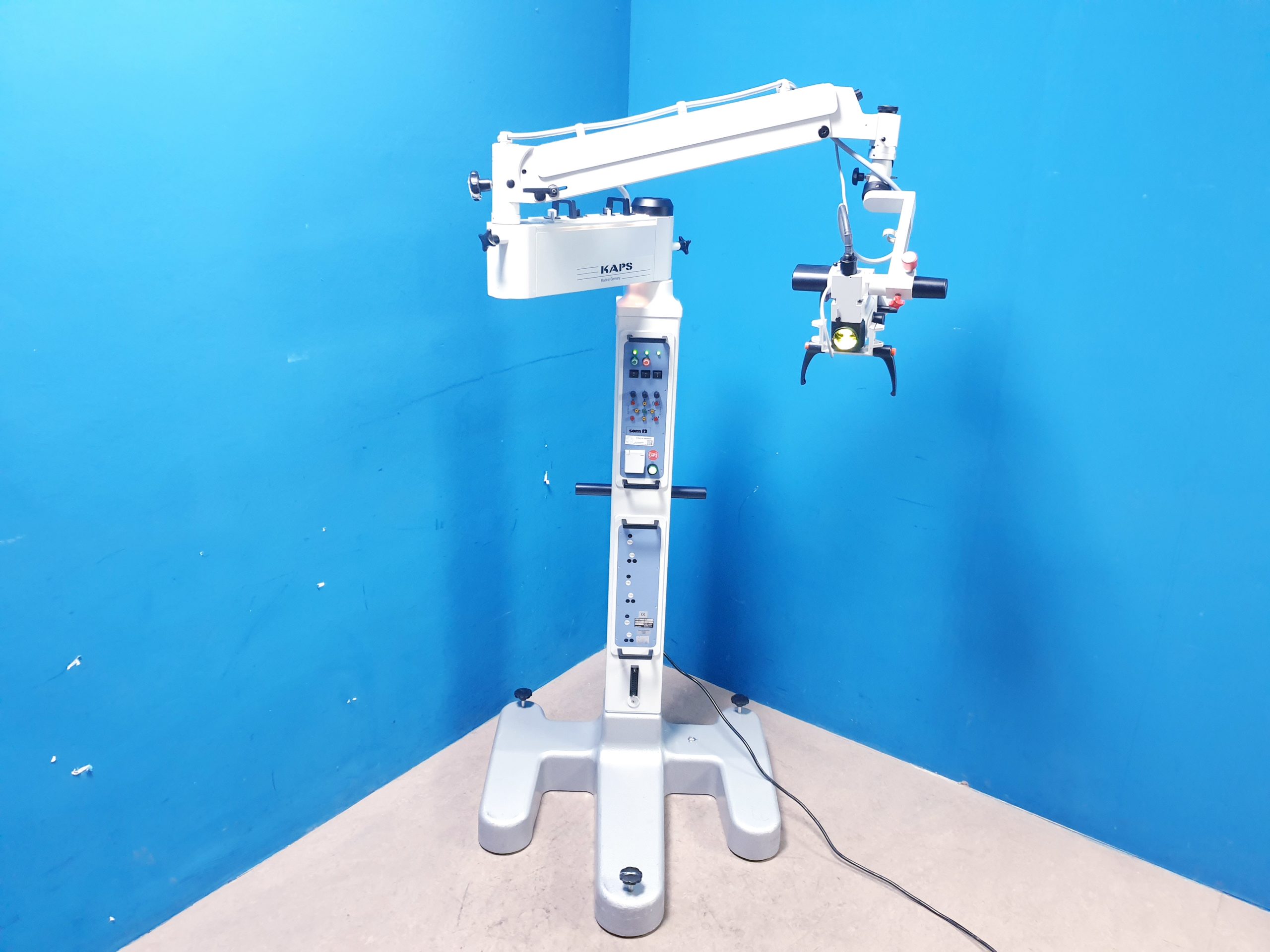 ZEISS KAPS SOM 12 SOM12 Mikroskop f=250 10x 22b HNO Mikroskop