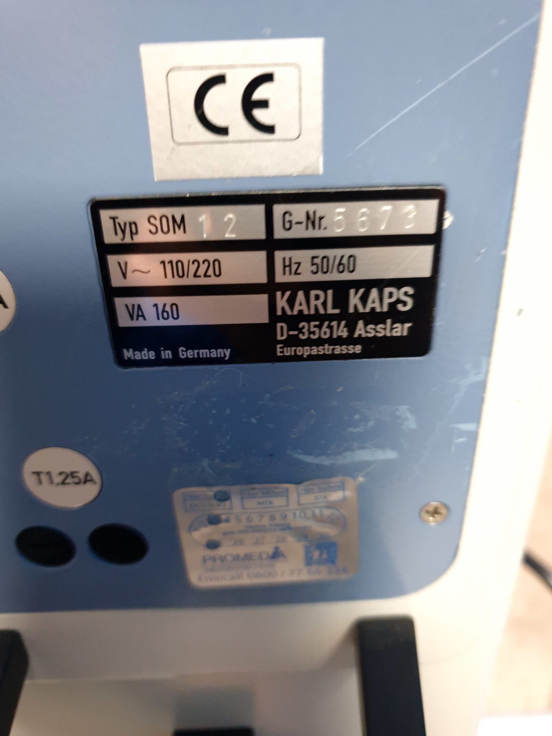 ZEISS KAPS SOM 12 SOM12 Mikroskop f=250 10x 22b HNO Mikroskop – Bild 22