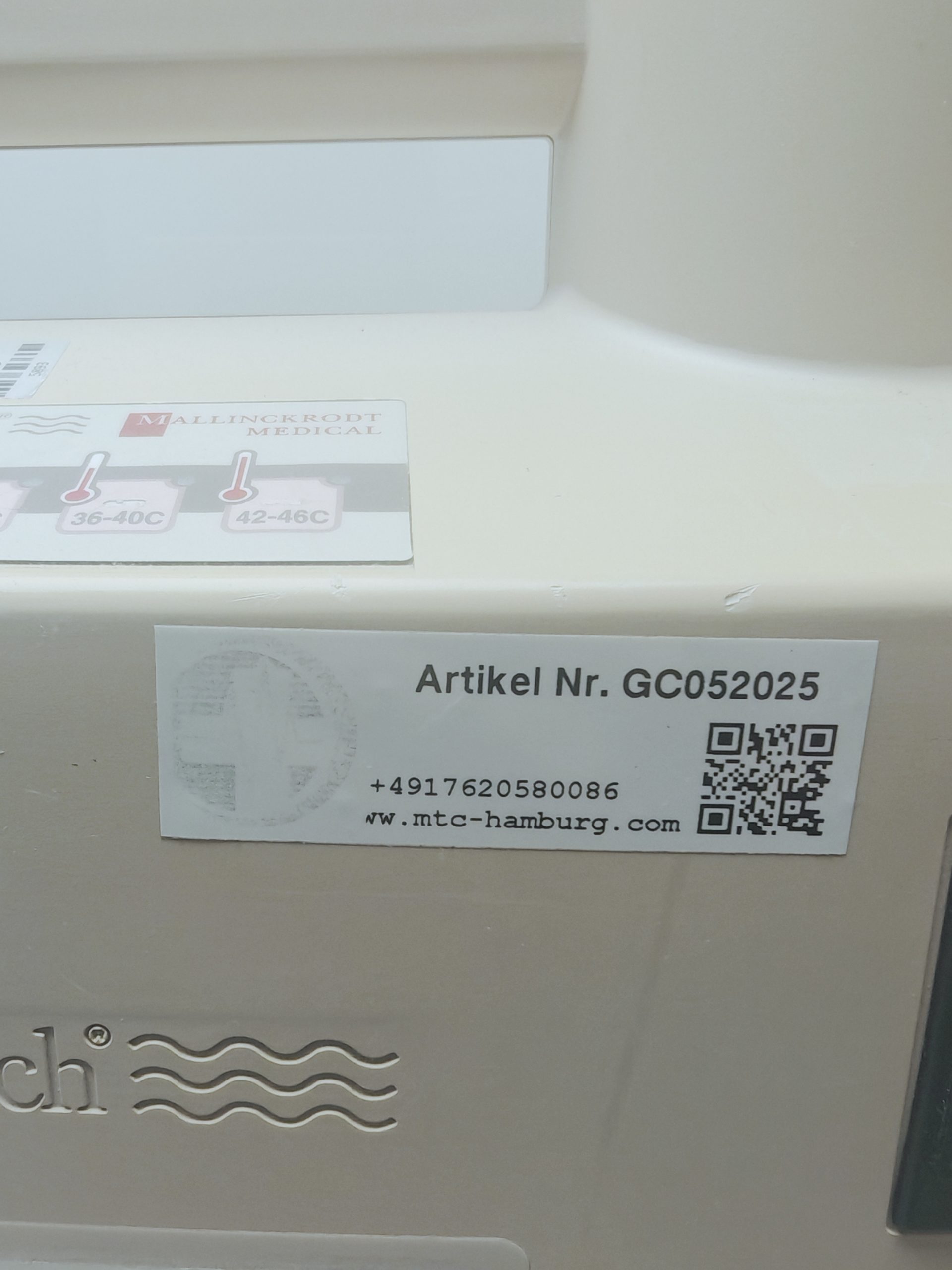 Mallinckrodt Warm touch Patient Warming Typ 501-5800 Hypothermie Wärmegerät mit Rollwagen – Bild 2