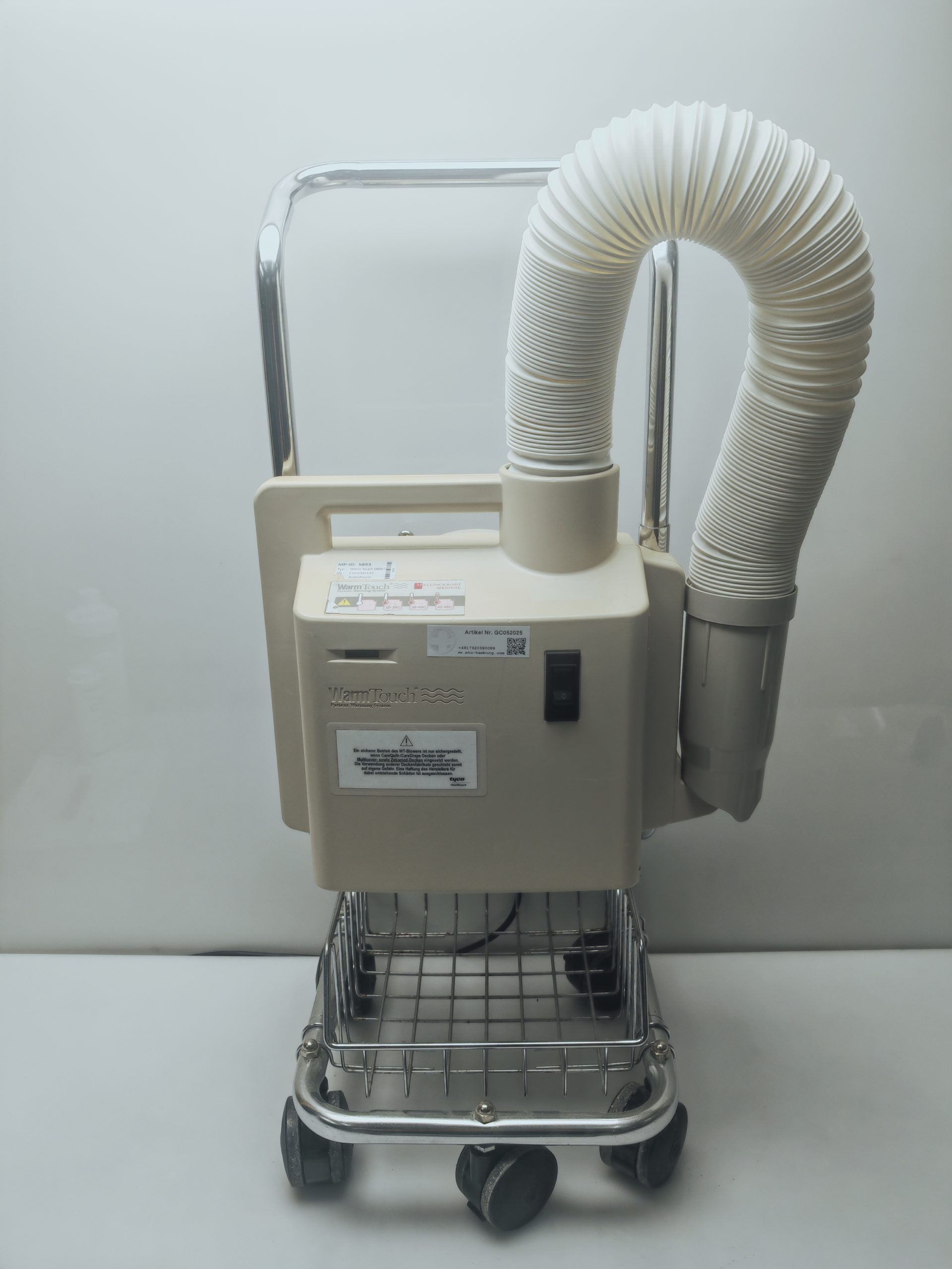 Mallinckrodt Warm touch Patient Warming Typ 501-5800 Hypothermie Wärmegerät mit Rollwagen