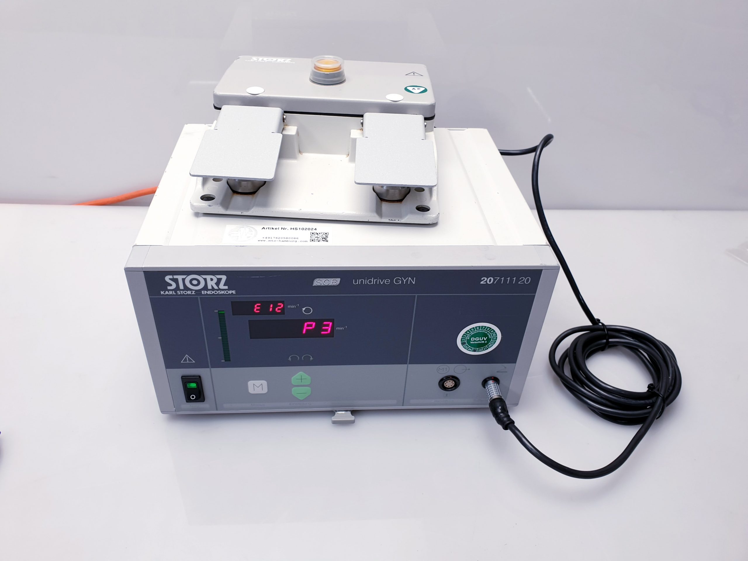 Karl Storz unidrive GYN 207111 20 + Fußpedal – Bild 4