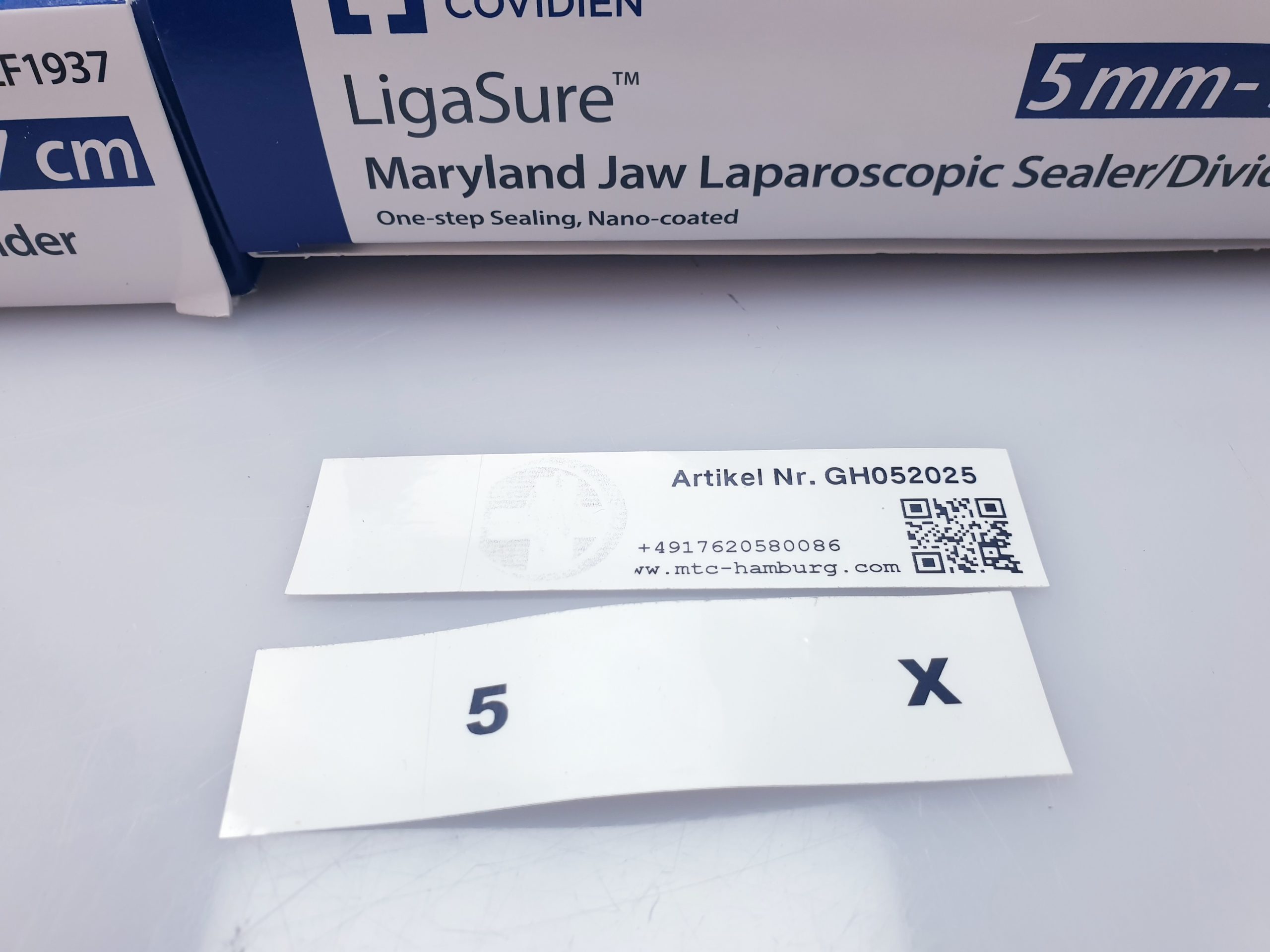 Covidien Ligasure LF1937 Maryland Kiefer laparoskopische VersiegelungTeiler (Exp.2029) – Bild 3