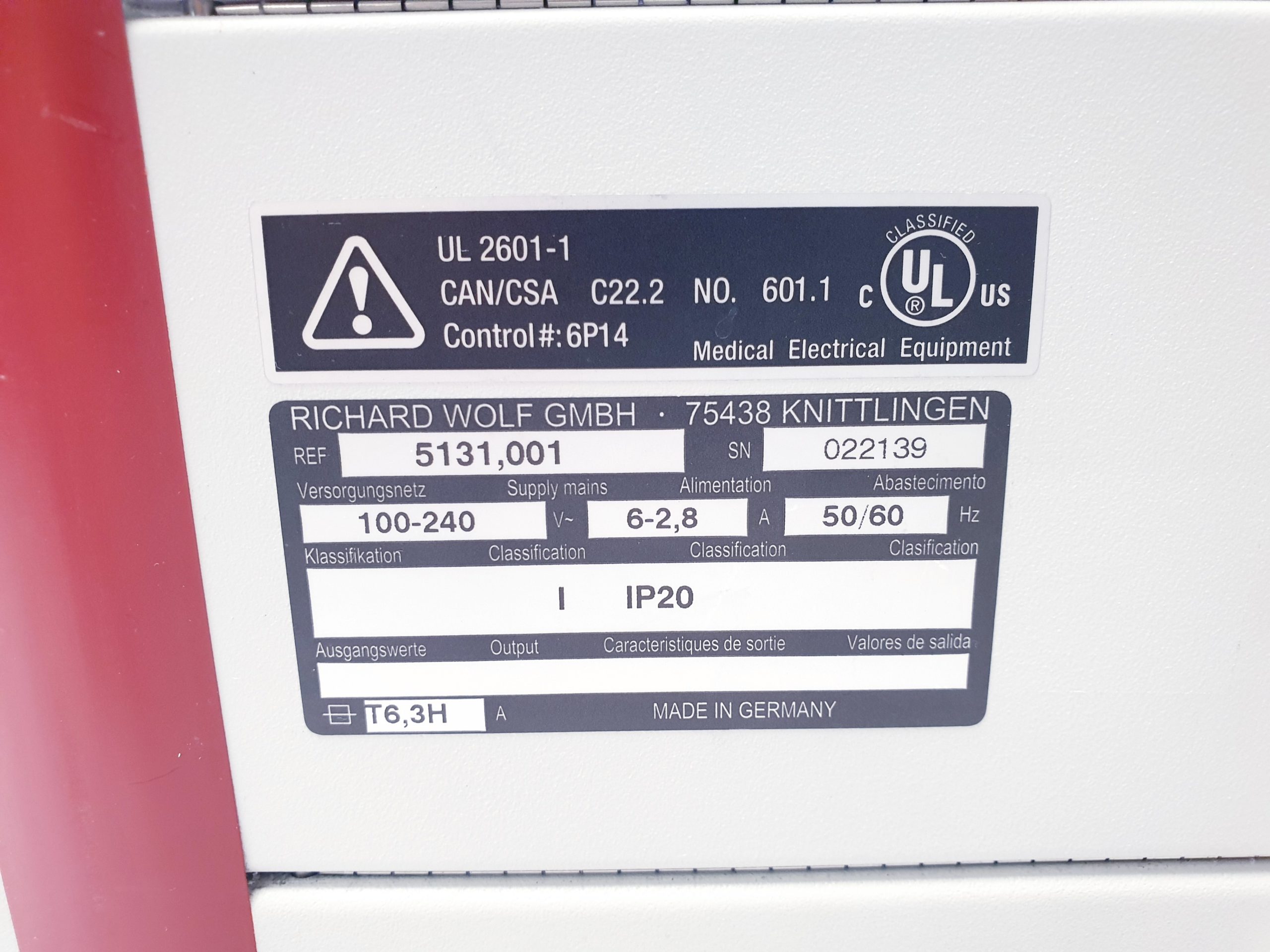 Richard Wolf 5131 AutoLP - Lichtquelle – Bild 9