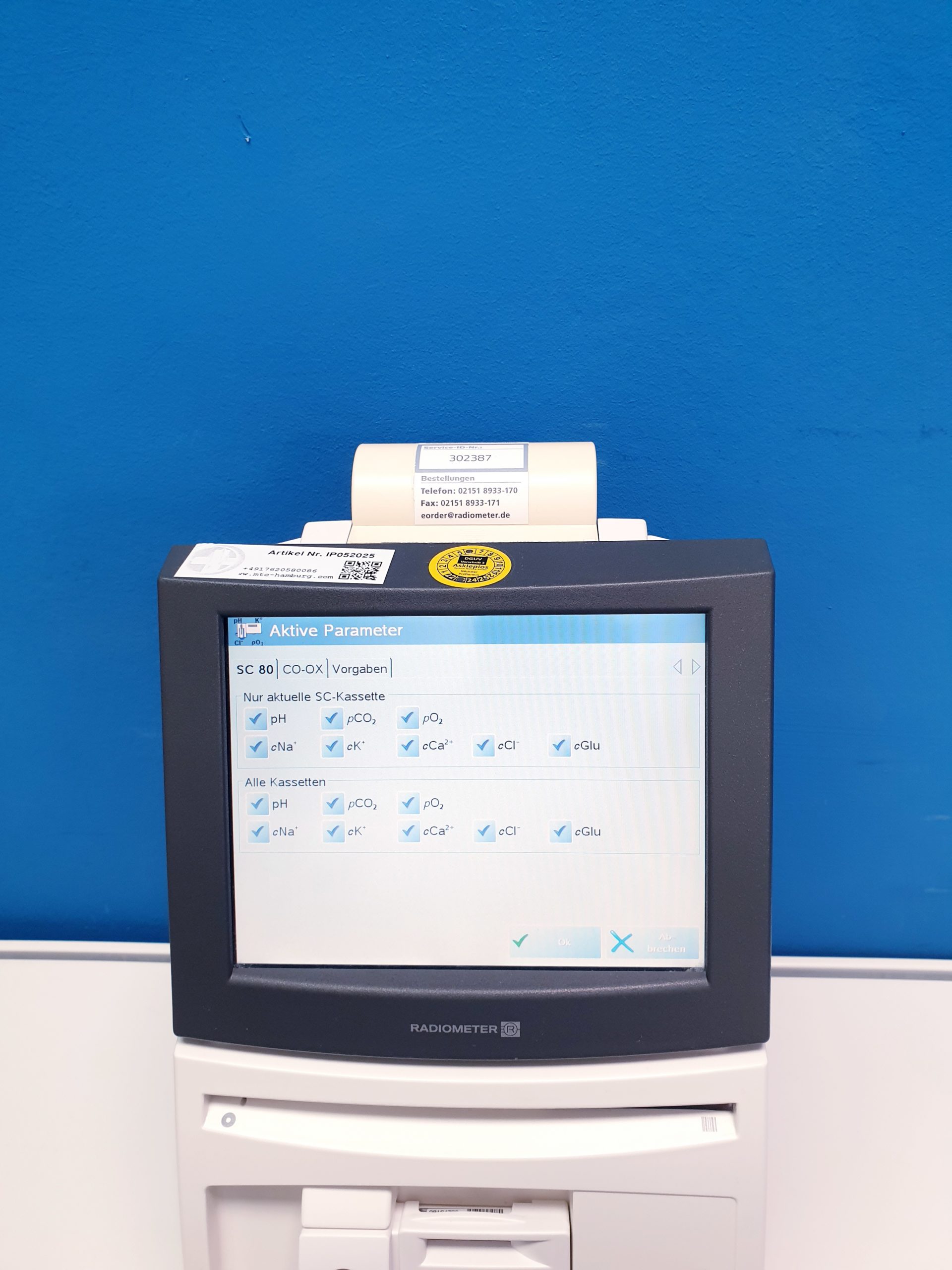Radiometer ABL80 FLEX CO-OX – Bild 13