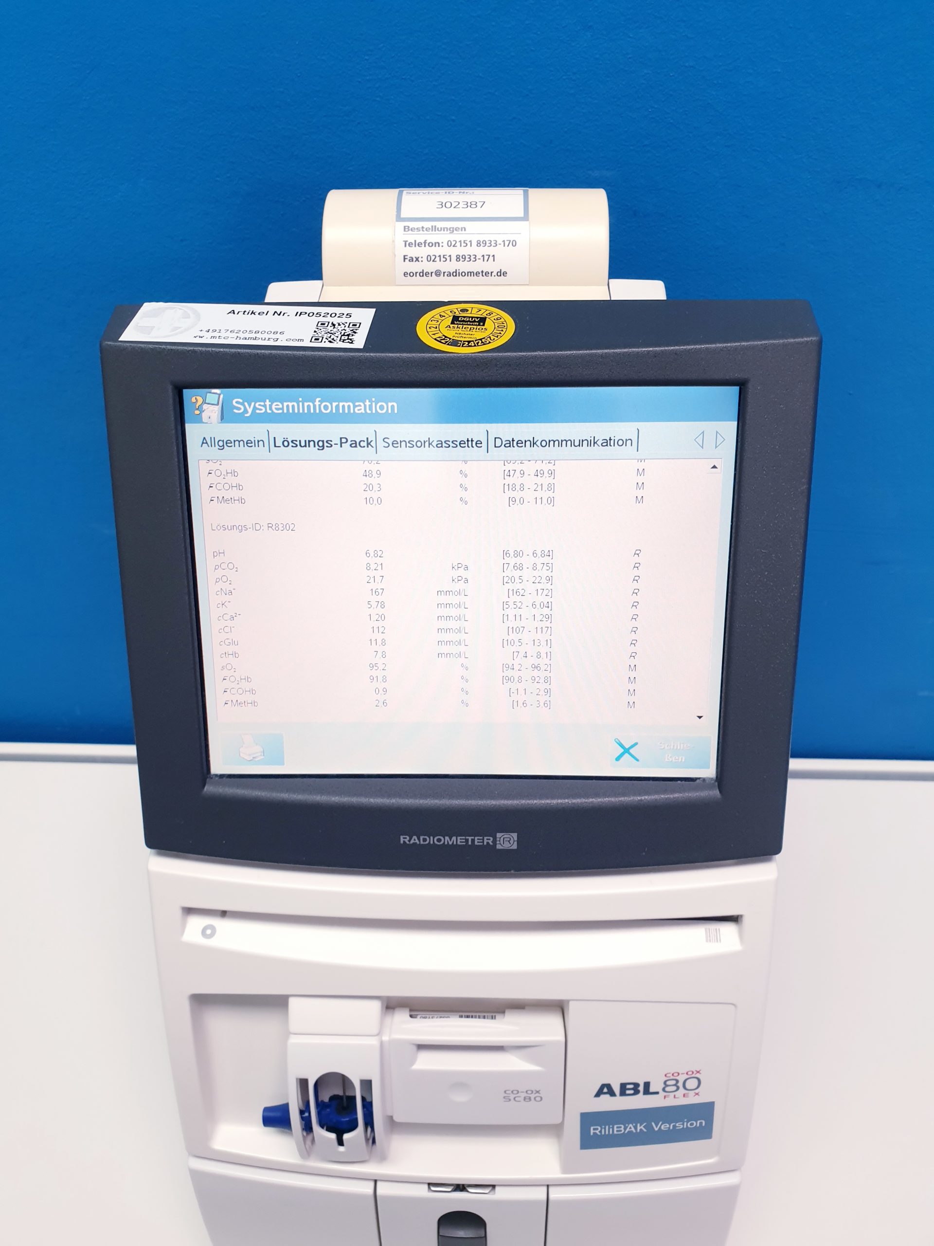 Radiometer ABL80 FLEX CO-OX – Bild 20