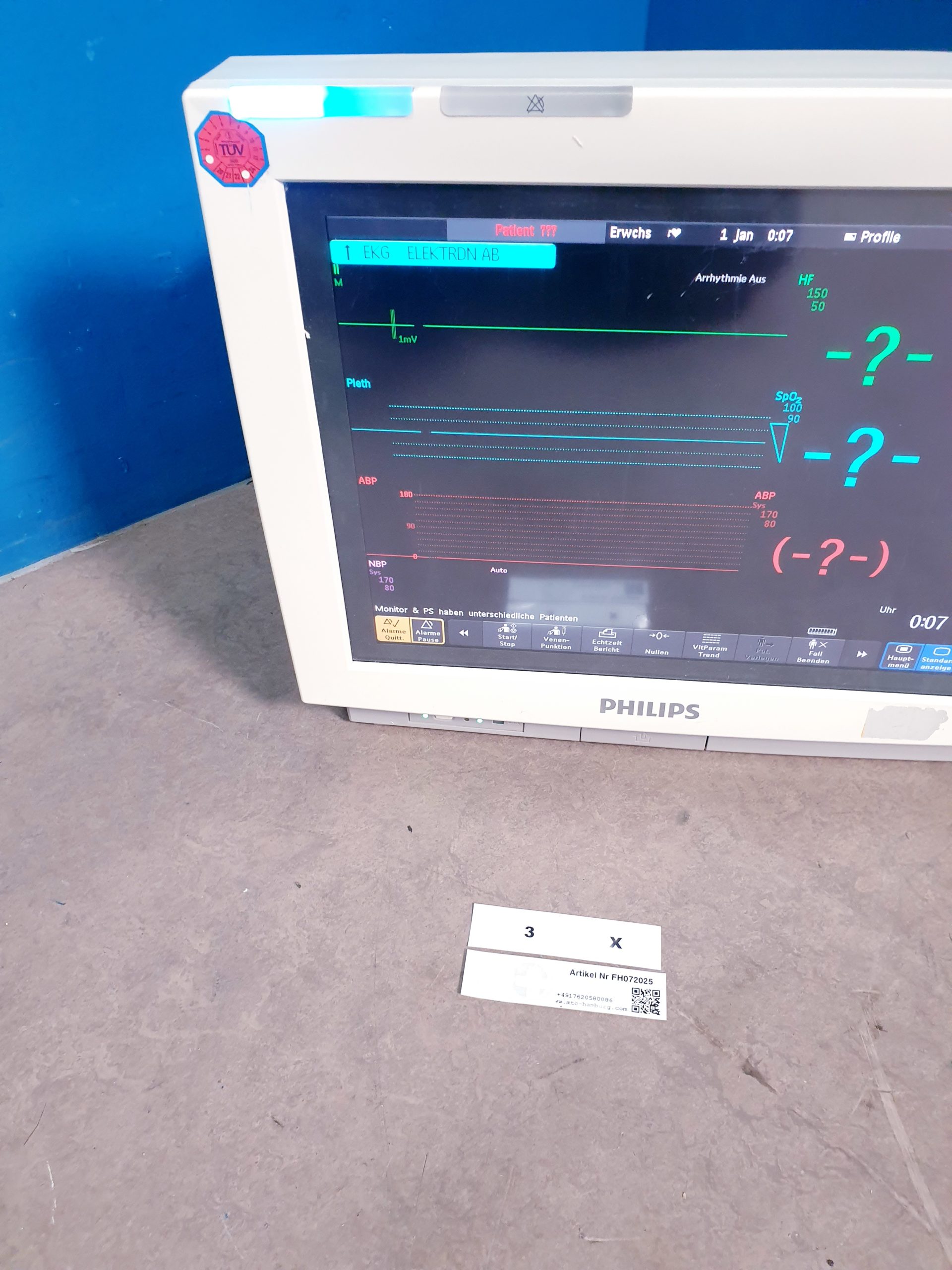 Philips IntelliVue MP70 – MP 70 + IntelliVue X2 Modul – Bild 5