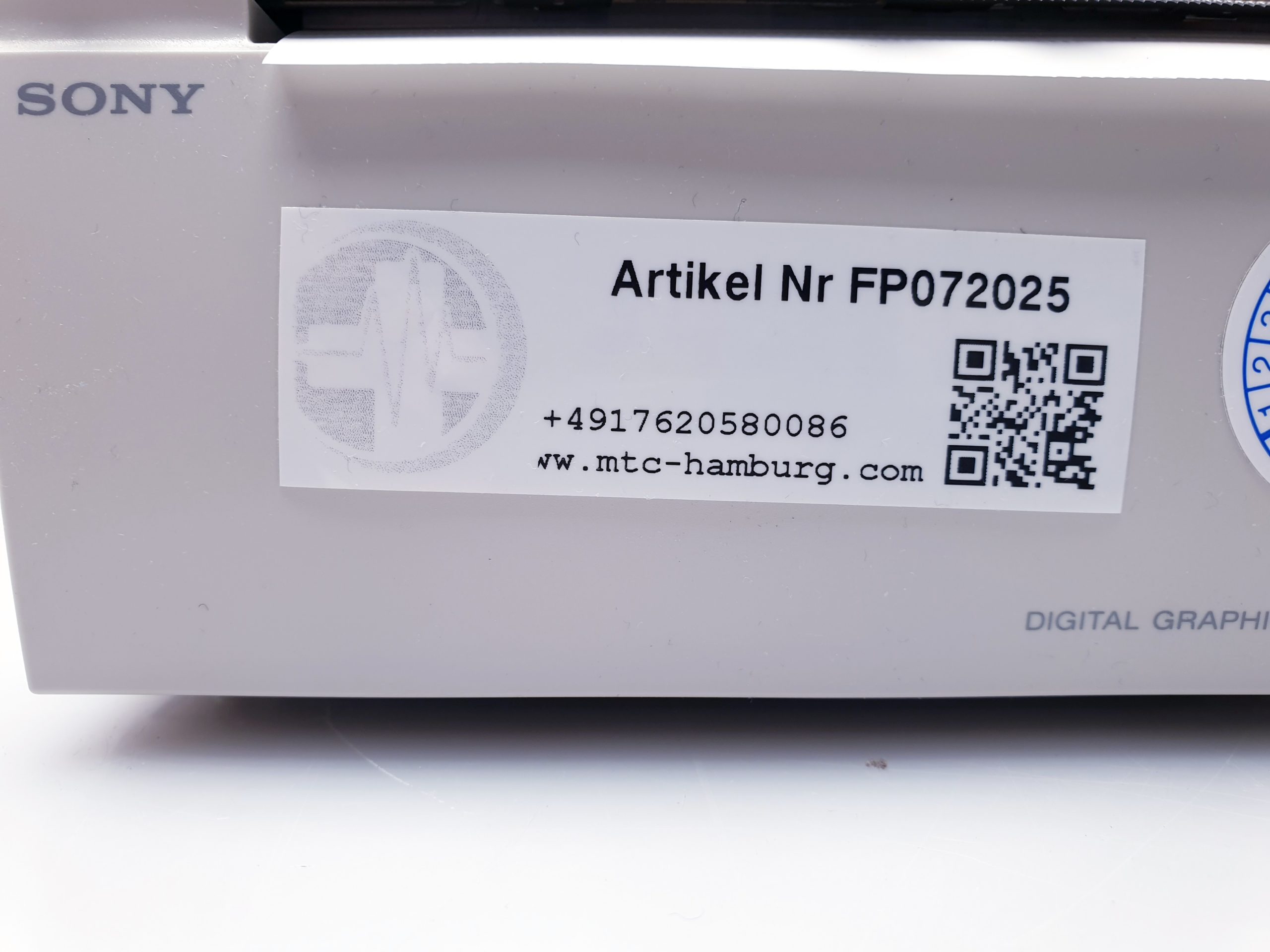 Sony UP-D897 Videografikdrucker Printer – Bild 2