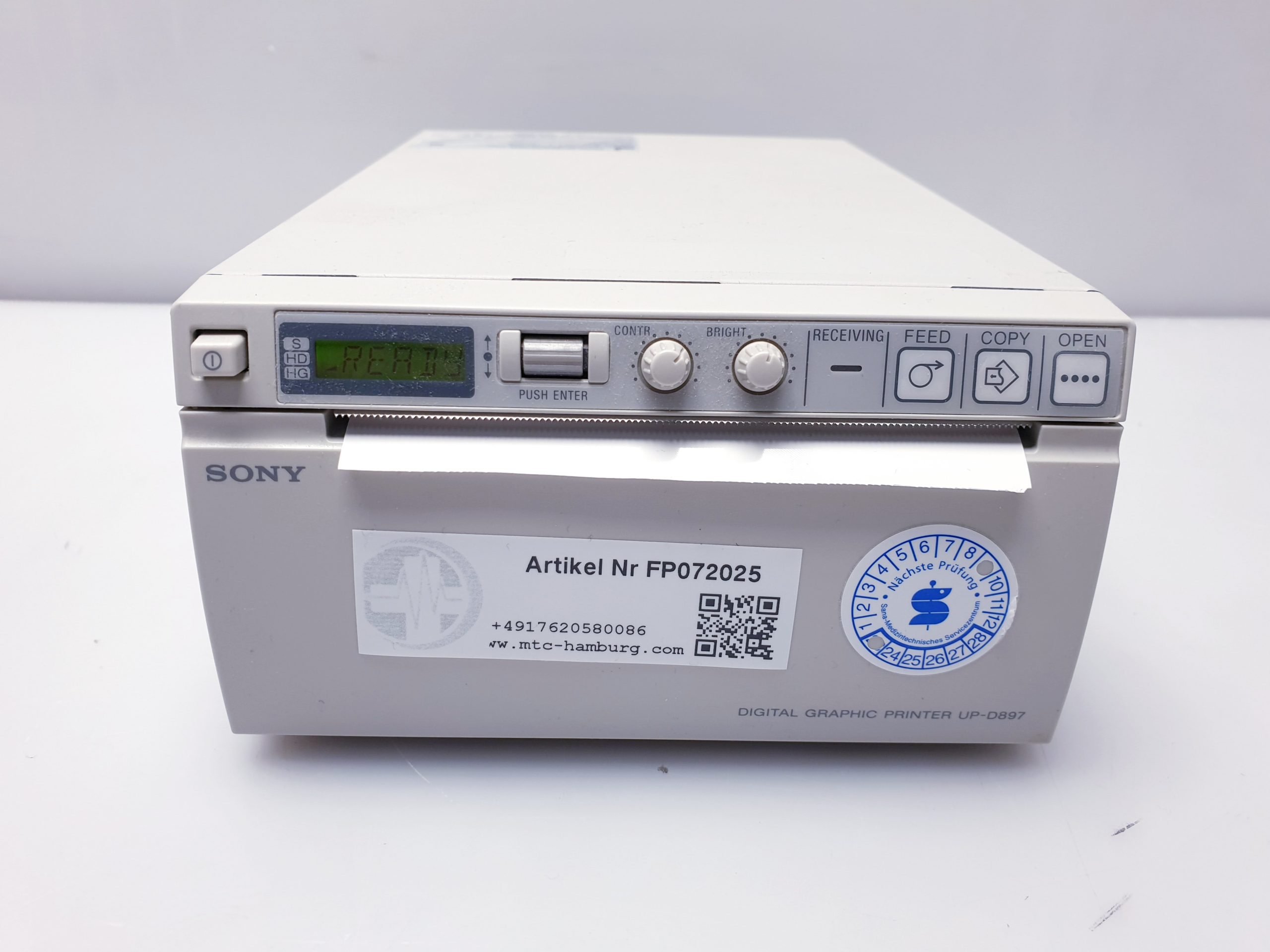 Sony UP-D897 Videografikdrucker Printer