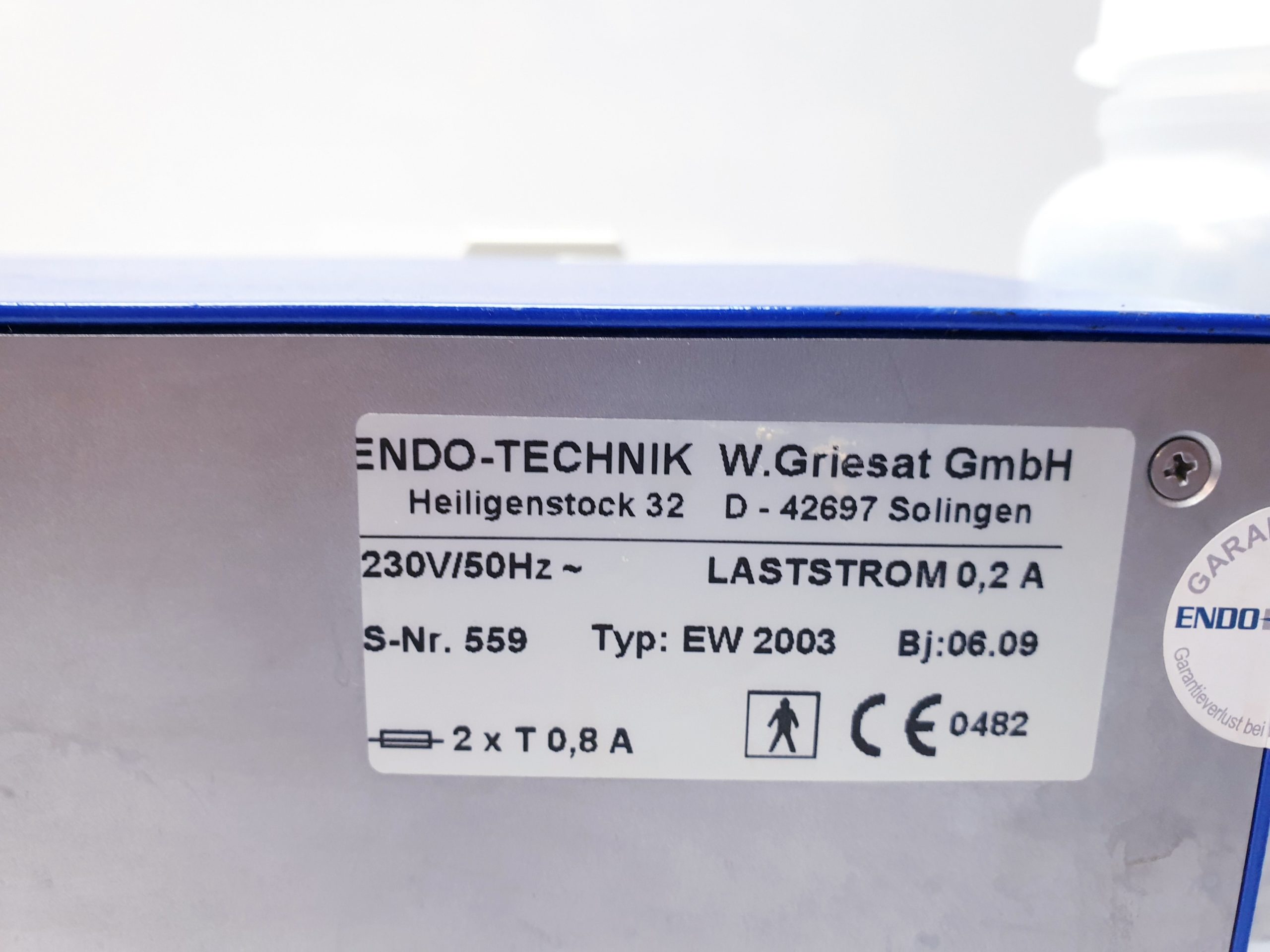 ENDO-TECHNIK - Aqua Master EW 2003 Endo washer Endowasher – Bild 16