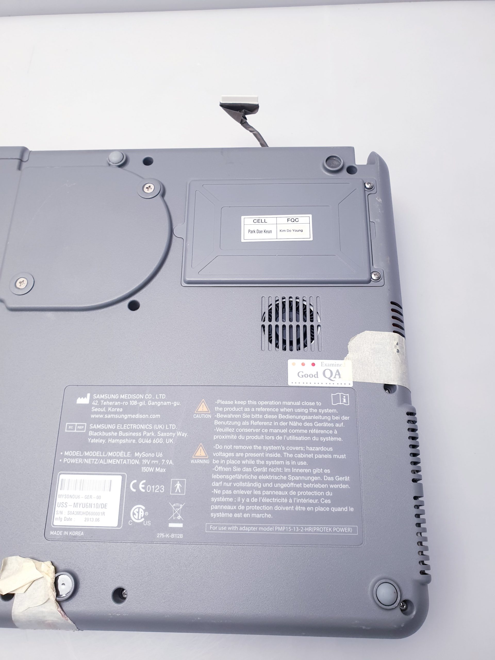 SAMSUNG MySono U6 Ultraschallgerät 2013 - Ersatzteilträger – Bild 13