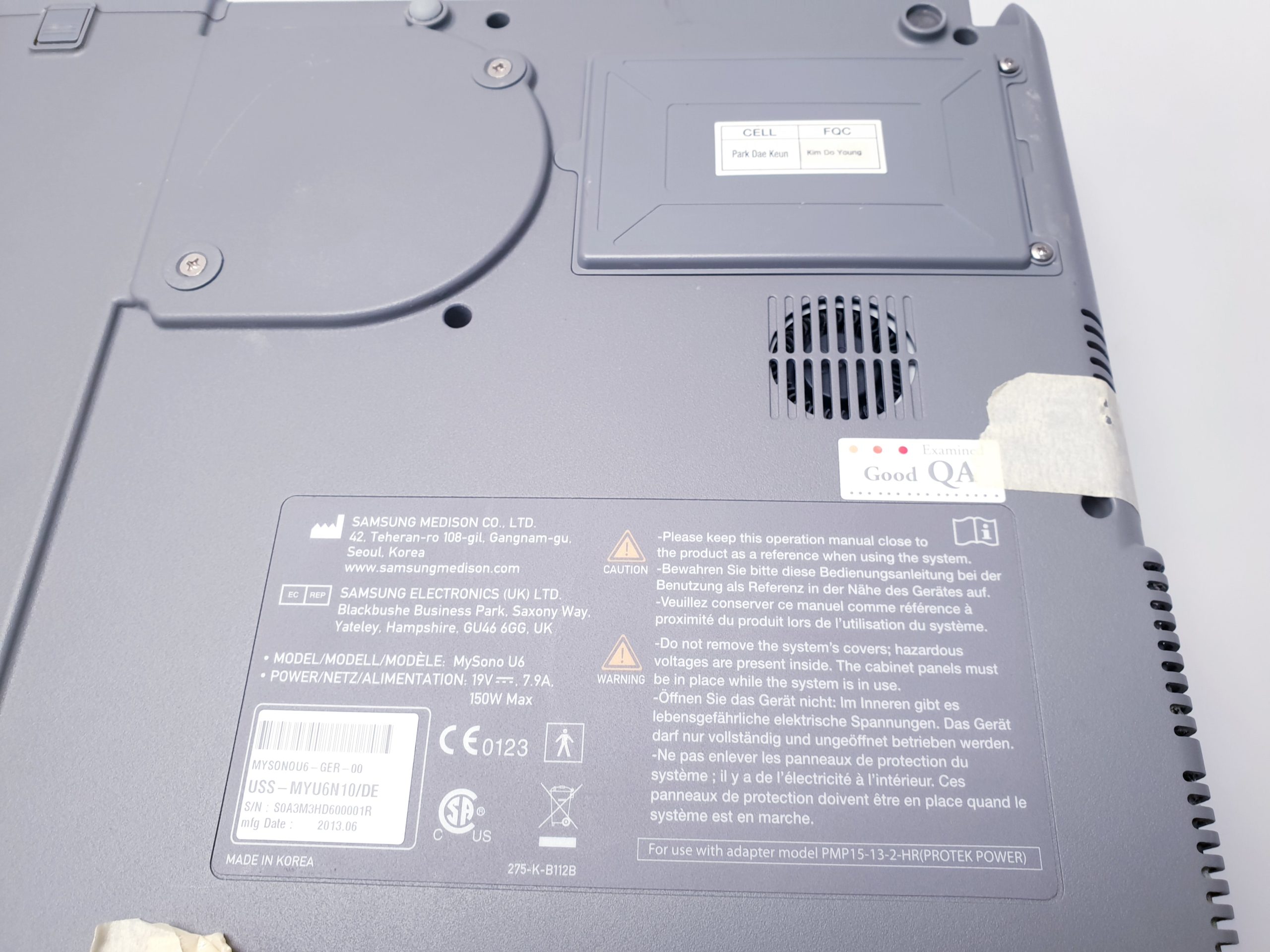 SAMSUNG MySono U6 Ultraschallgerät 2013 - Ersatzteilträger – Bild 16