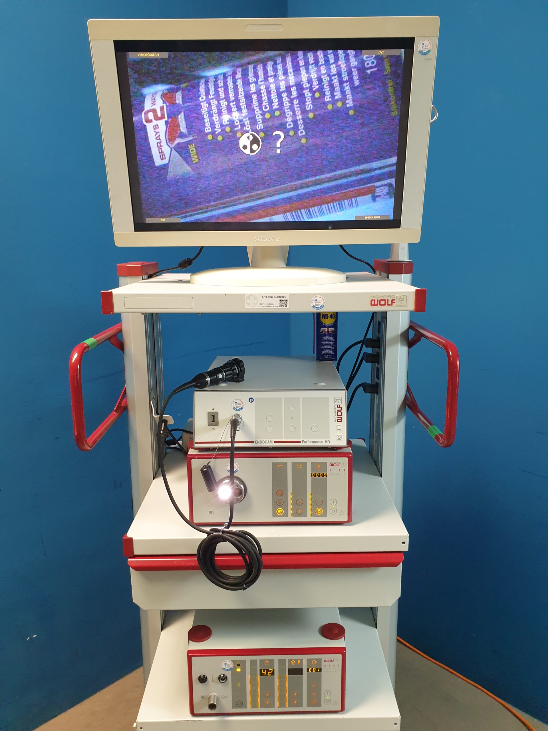 Richard Wolf ENDOCAM Performance HD - 8561.501 Kamerakopf - 5123 Lichtquelle - 2232 Laparo – Bild 5