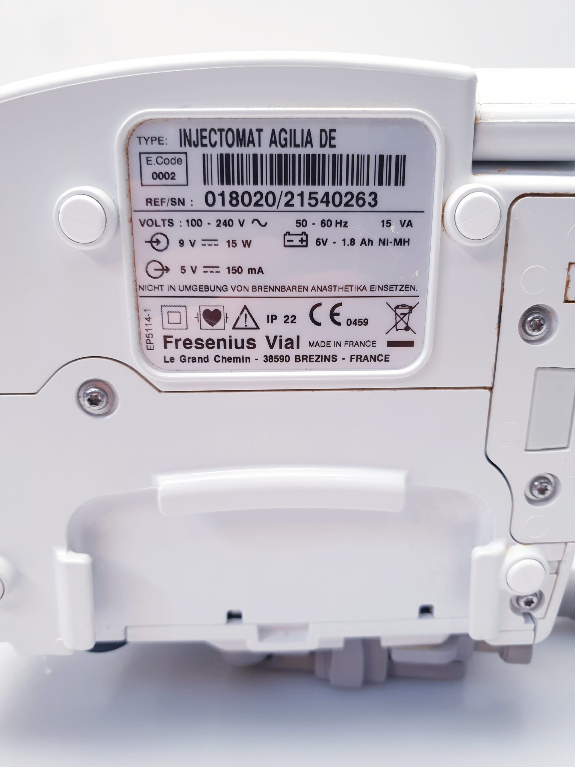 Fresenius KABI INJECTOMATAGILIA DE Infusionspumpe – Bild 12