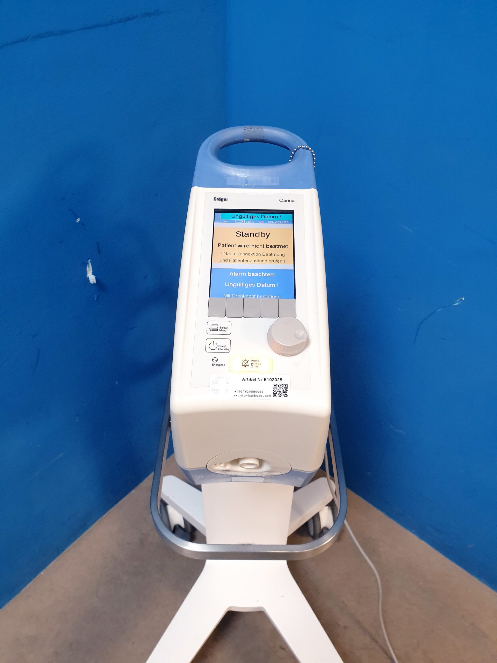 Dräger Draeger Carina Beatmungsgerät – Bild 3