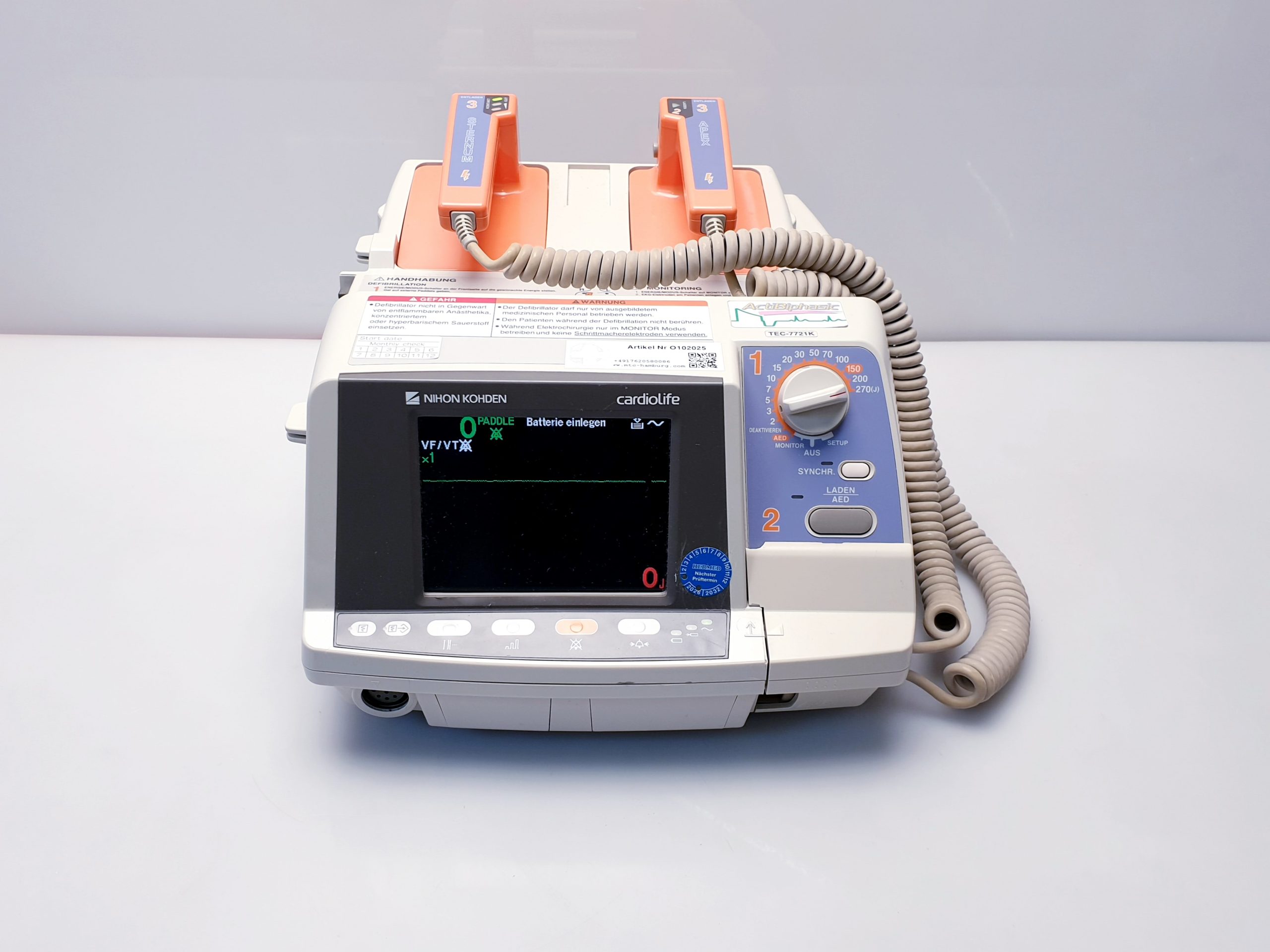 Nihon Kohden Cardiolife Tec-7721K Defibrillator – Bild 4