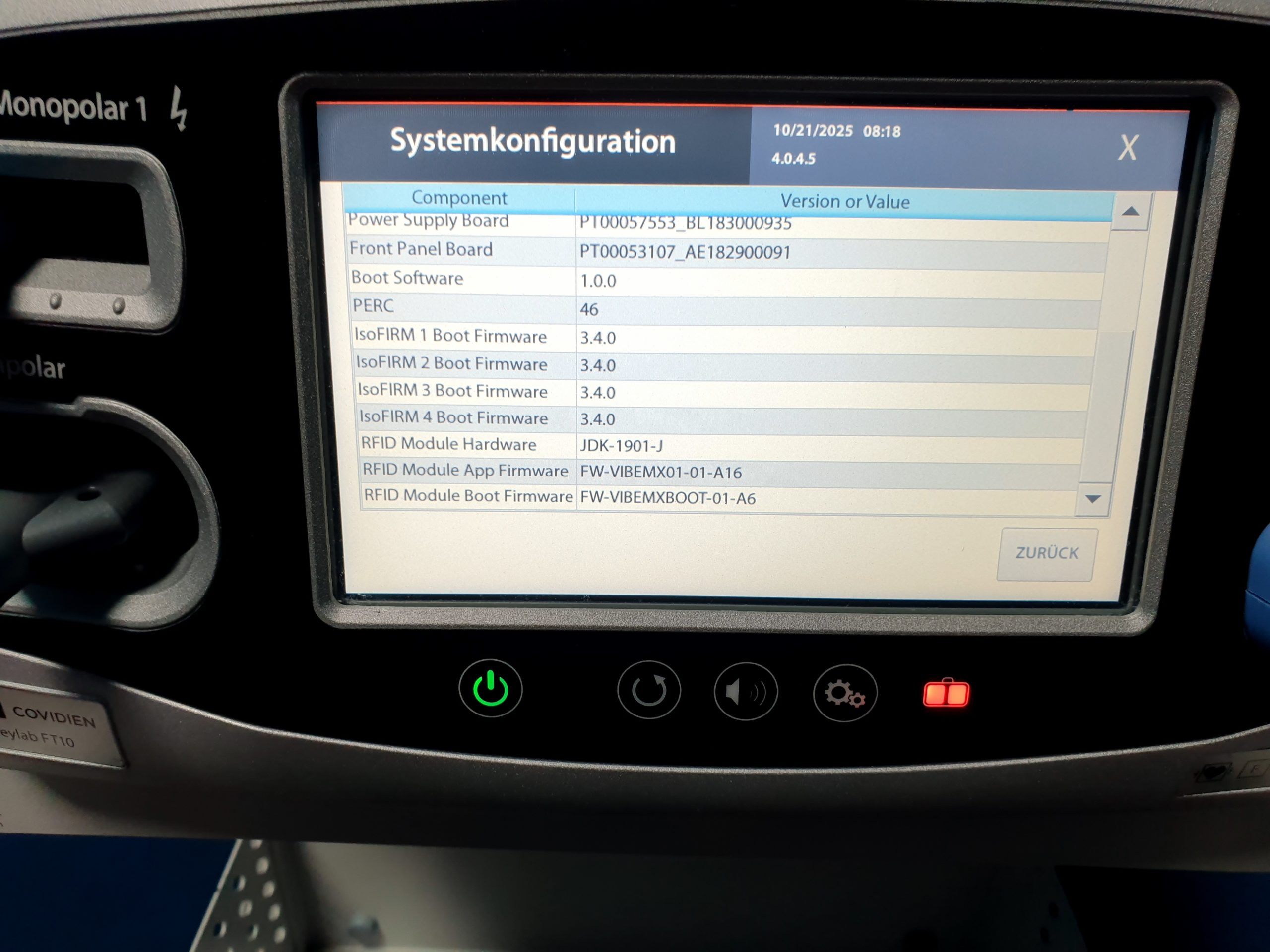 COVIDIEN Valleylab FT10 FT 10 HF-Chirurgie-Einheit – Bild 6