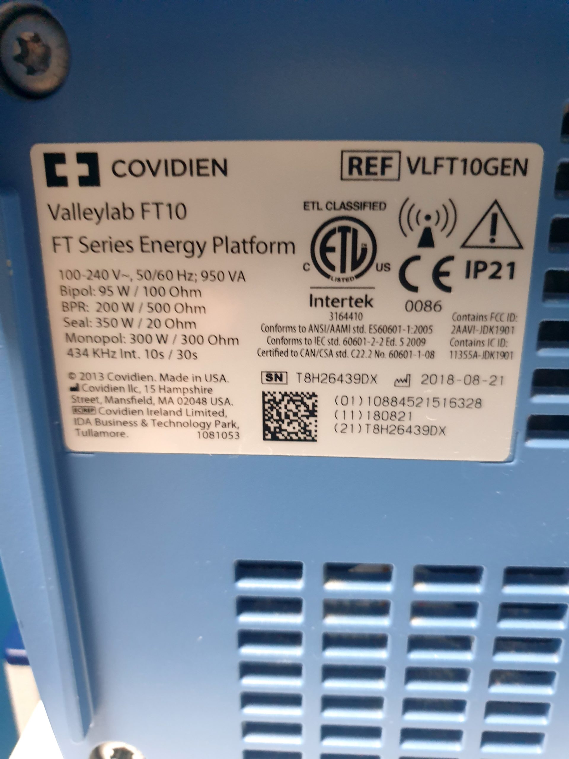 COVIDIEN Valleylab FT10 FT 10 HF-Chirurgie-Einheit – Bild 13