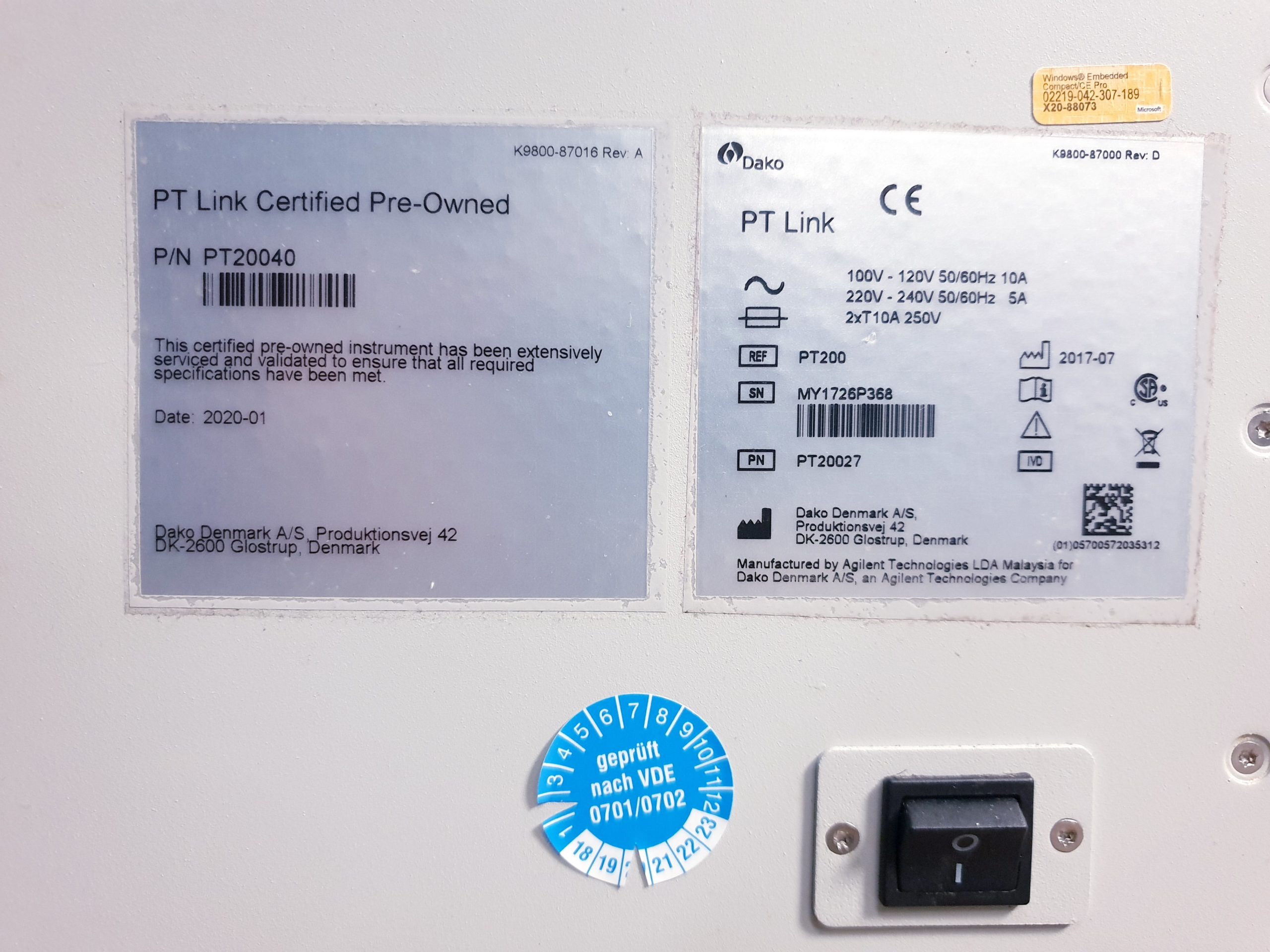 AGILENT DAKO PT LINK PT200 FÜR VORBEHANDLUNG ENTPARAFFINIERUNG REHYDRIERUNG EPIT – Bild 37