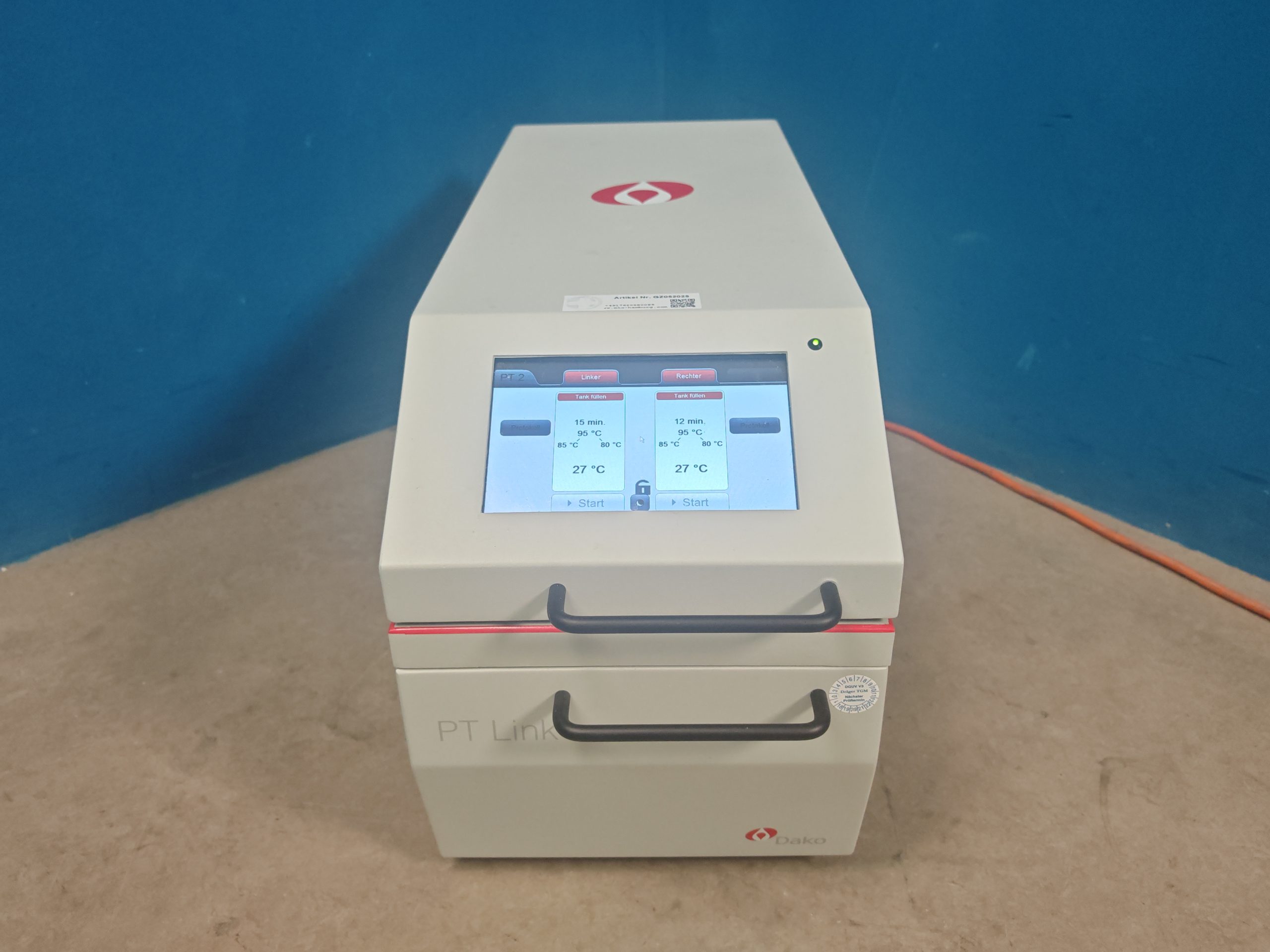 AGILENT DAKO PT LINK PT200 FÜR VORBEHANDLUNG ENTPARAFFINIERUNG REHYDRIERUNG EPIT