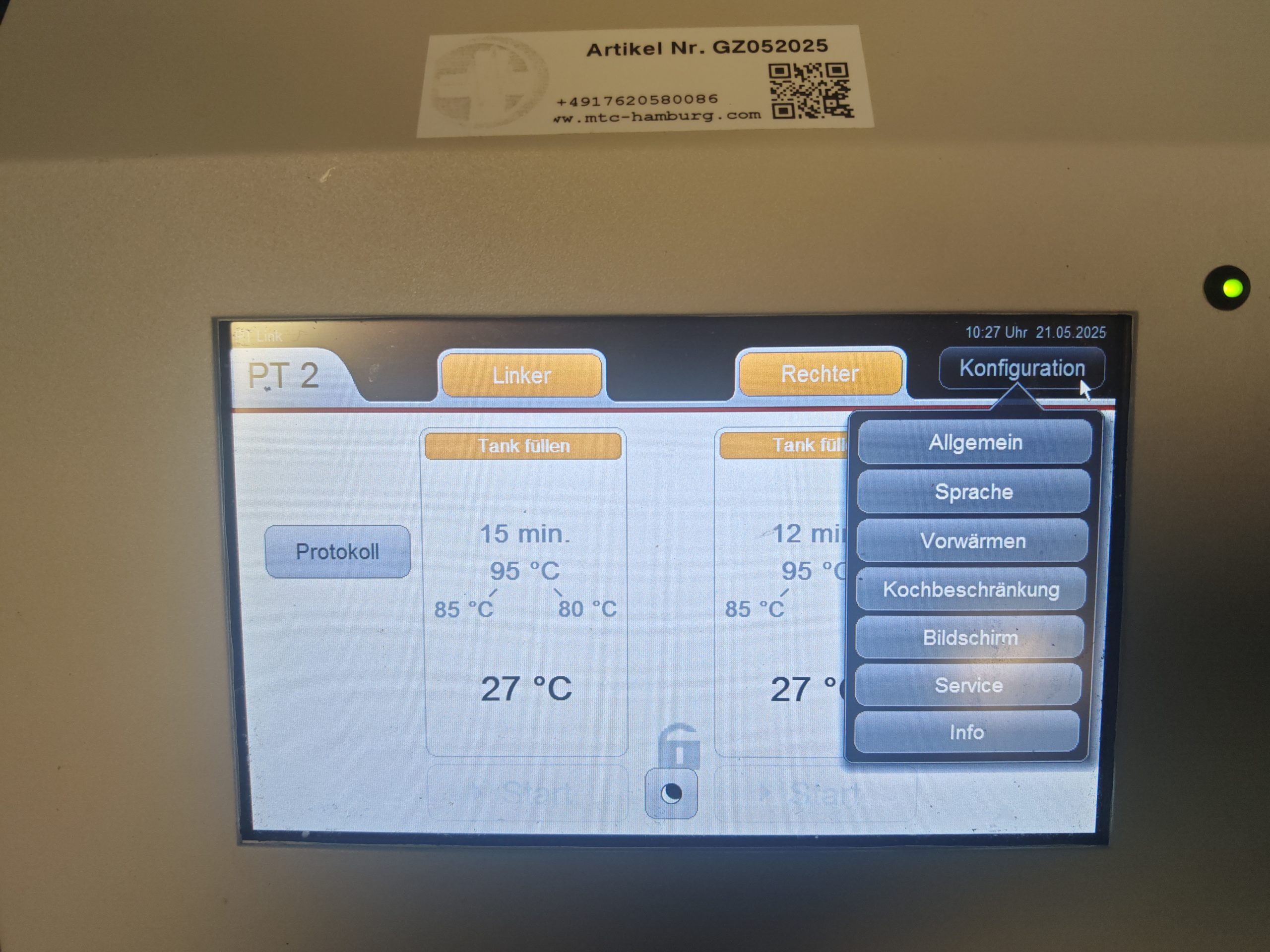 AGILENT DAKO PT LINK PT200 FÜR VORBEHANDLUNG ENTPARAFFINIERUNG REHYDRIERUNG EPIT – Bild 6