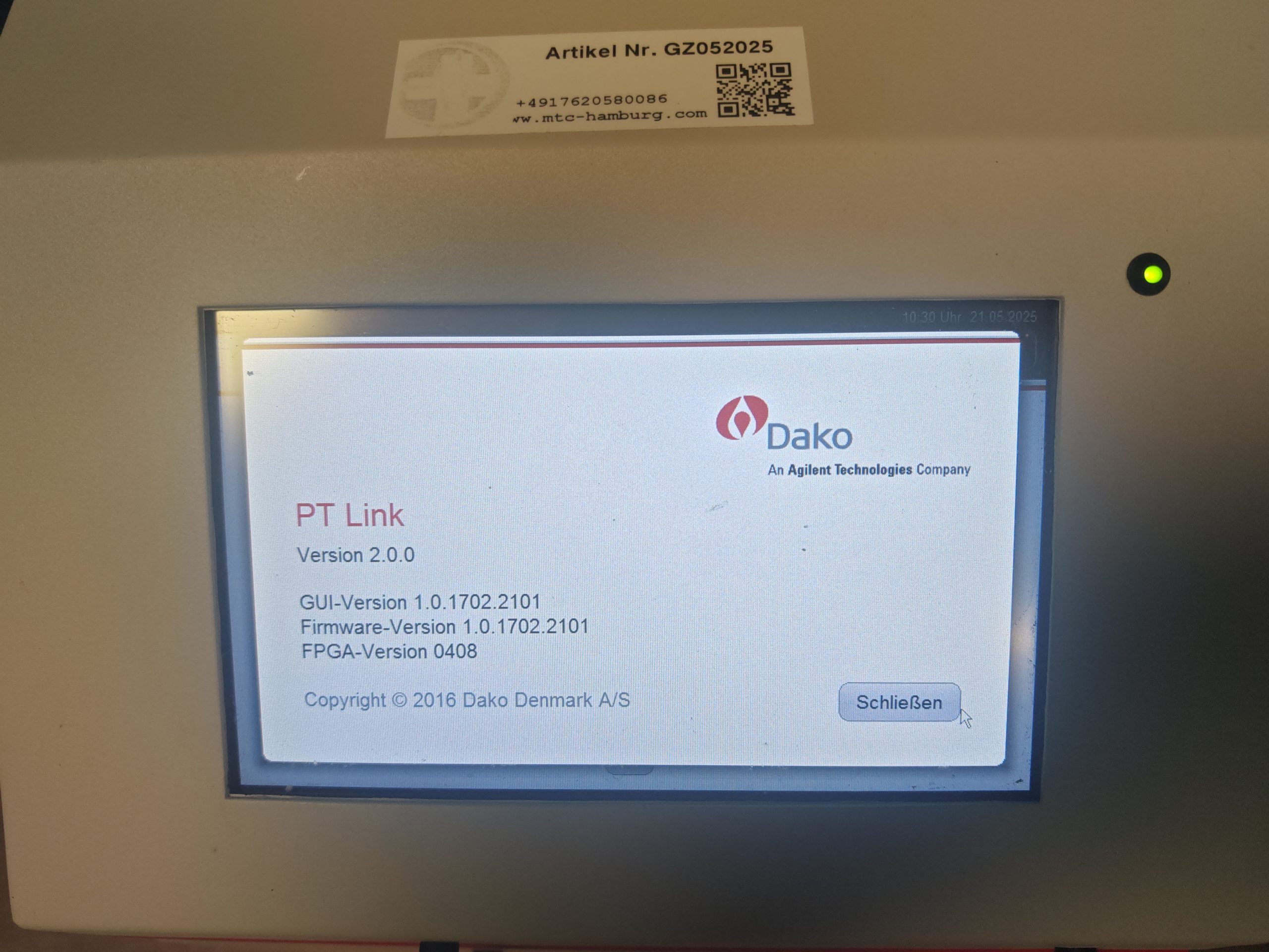 AGILENT DAKO PT LINK PT200 FÜR VORBEHANDLUNG ENTPARAFFINIERUNG REHYDRIERUNG EPIT – Bild 15