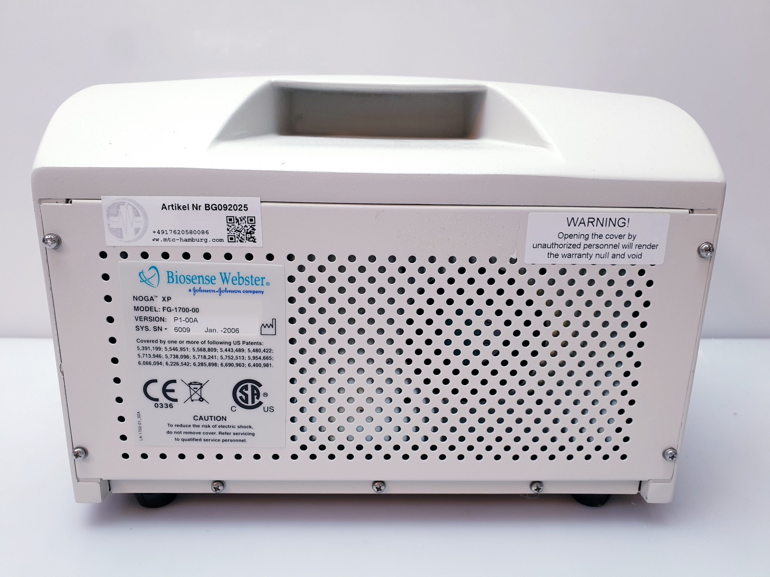 Biosense Johnson NOGA XP Cardiac Navigation System FG-1700-00