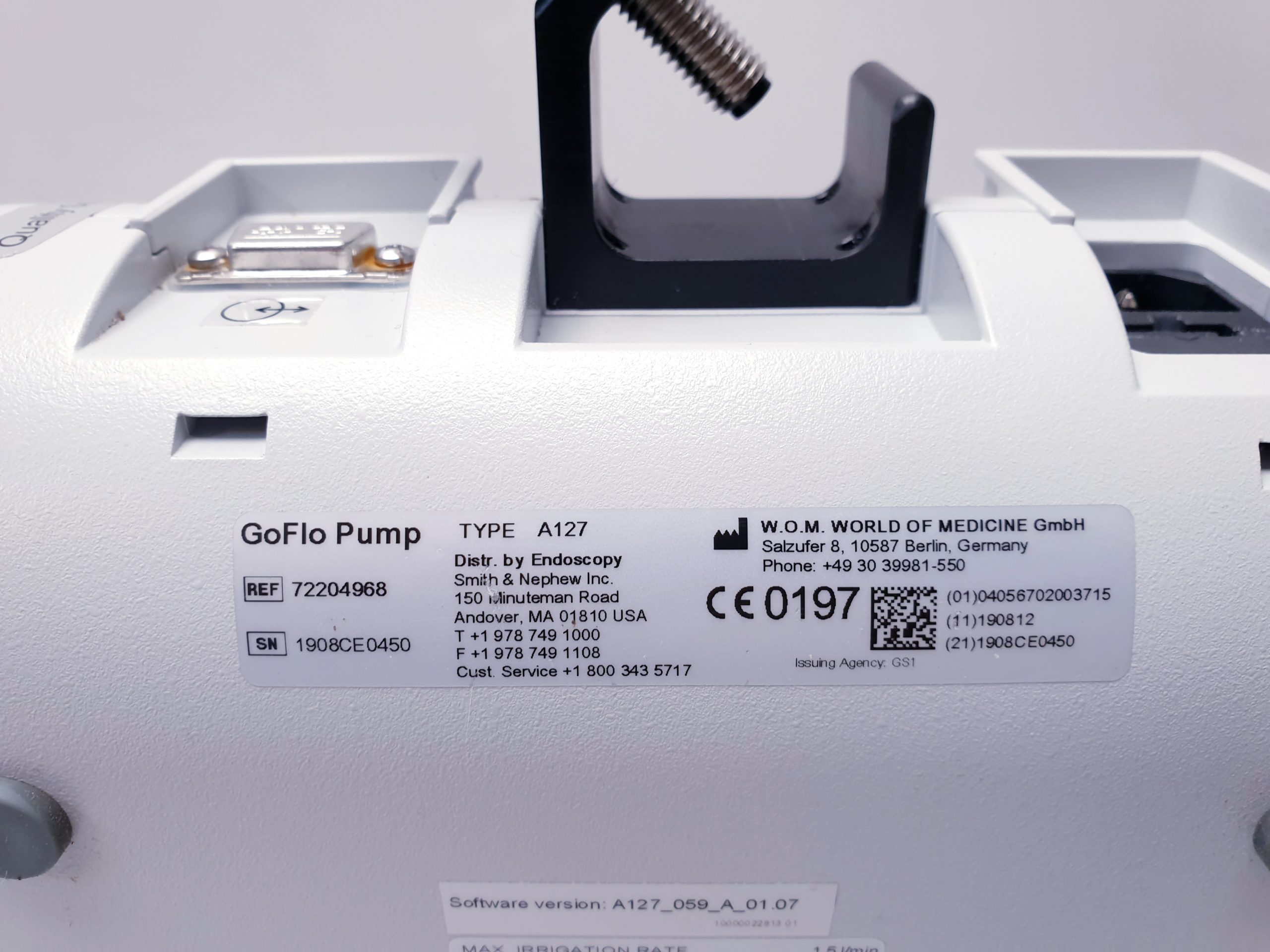 Smith & Nephew GoFlo Pump Type A127 REF 72204968 – Bild 10