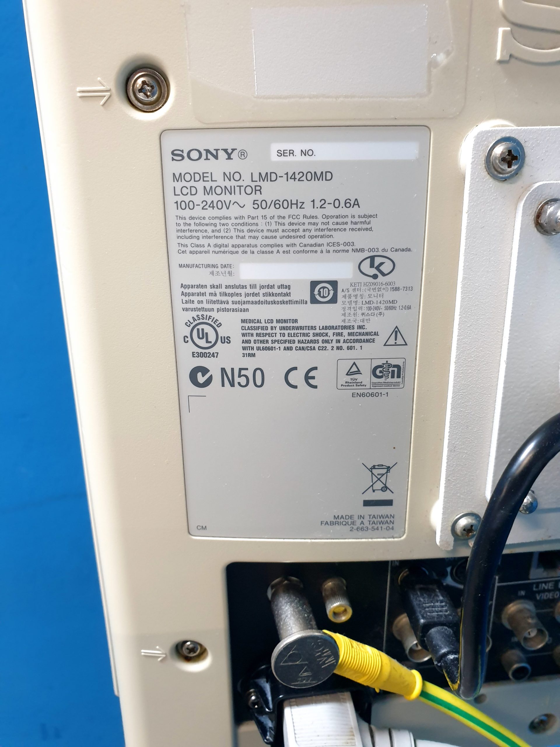 Olympus WM-EP1 Gerätewagen MAJ-175 Netzteil + LMD-1420MD Monitor – Bild 8